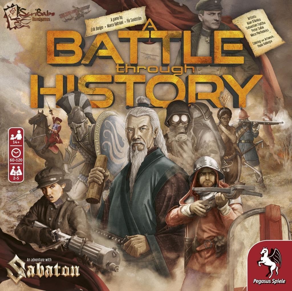 Pegasus Spiele Historical Strategy Board Game for 2-5 Players | Family & Adult Game Night | 60-120 Min Playtime | Ages 14+ | English Version | Perfect for History Lovers & Game Nights