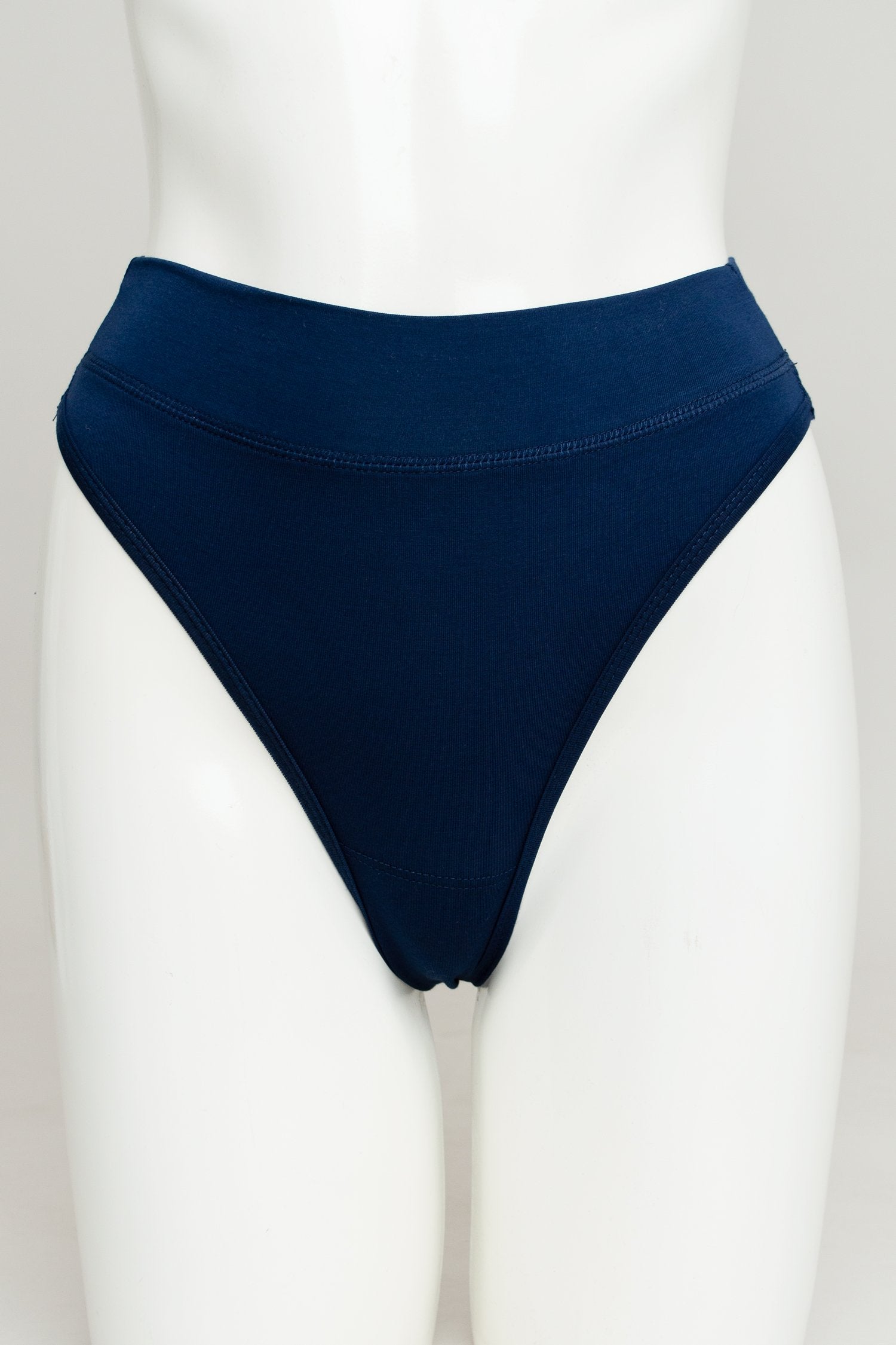 Premium Indigo Bamboo La Thong - Soft & Comfortable Underwear for Women - Perfect for Yoga, Lounge & Everyday Wear