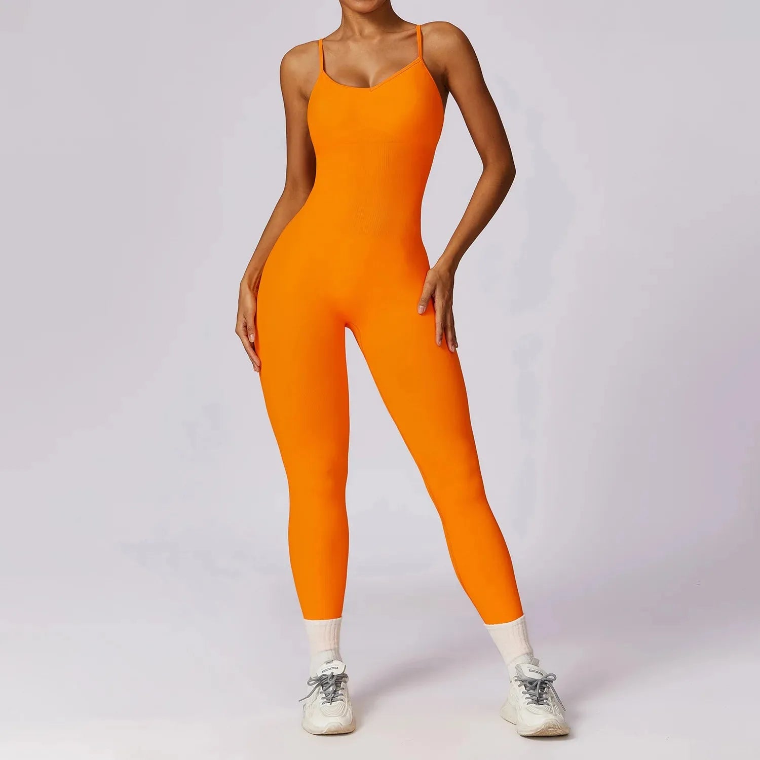 Seamless One Piece Jumpsuit for Women - Sleeveless Push Up Romper Yoga Workout Bodysuit - Perfect for Gym, Running, Yoga & Activewear