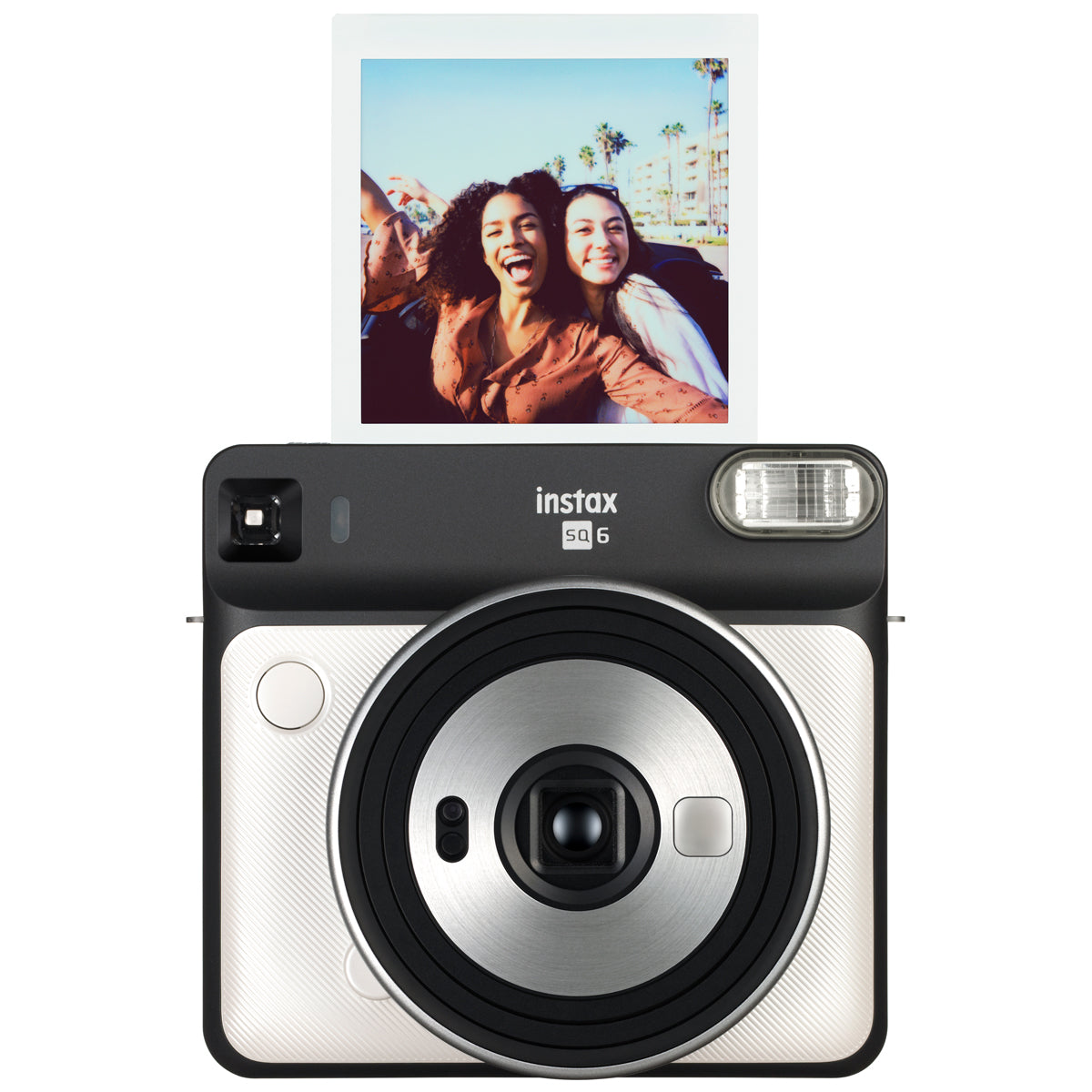 Fujifilm INSTAX Square SQ6 Instant Camera - Pearl White | Instant Film Photography for Travel, Parties & Memories | Perfect Gift for Photographers & Beginners