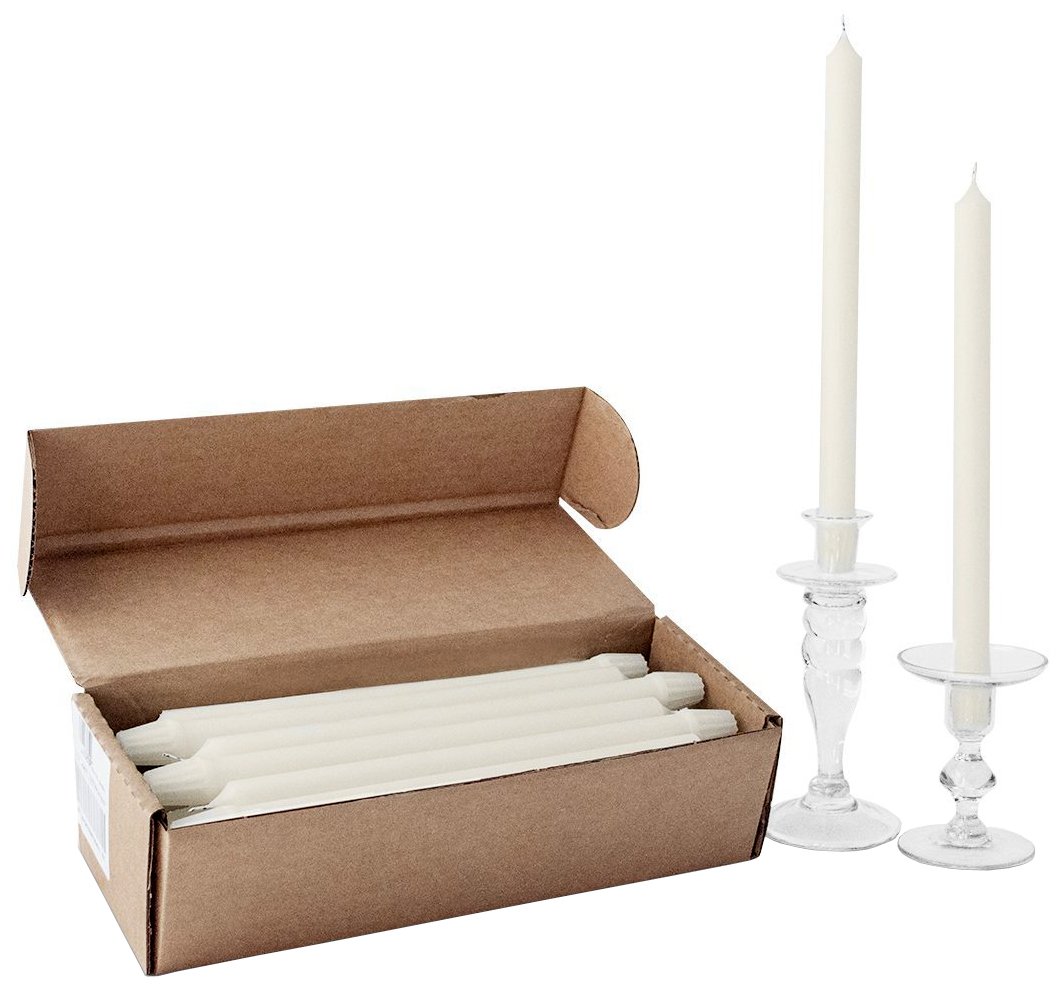 51% Beeswax Altar Candles - Pack of 18 | 17.5-Inch Long-Lasting Religious Candles for Church, Prayer & Meditation | Eco-Friendly & Clean Burning
