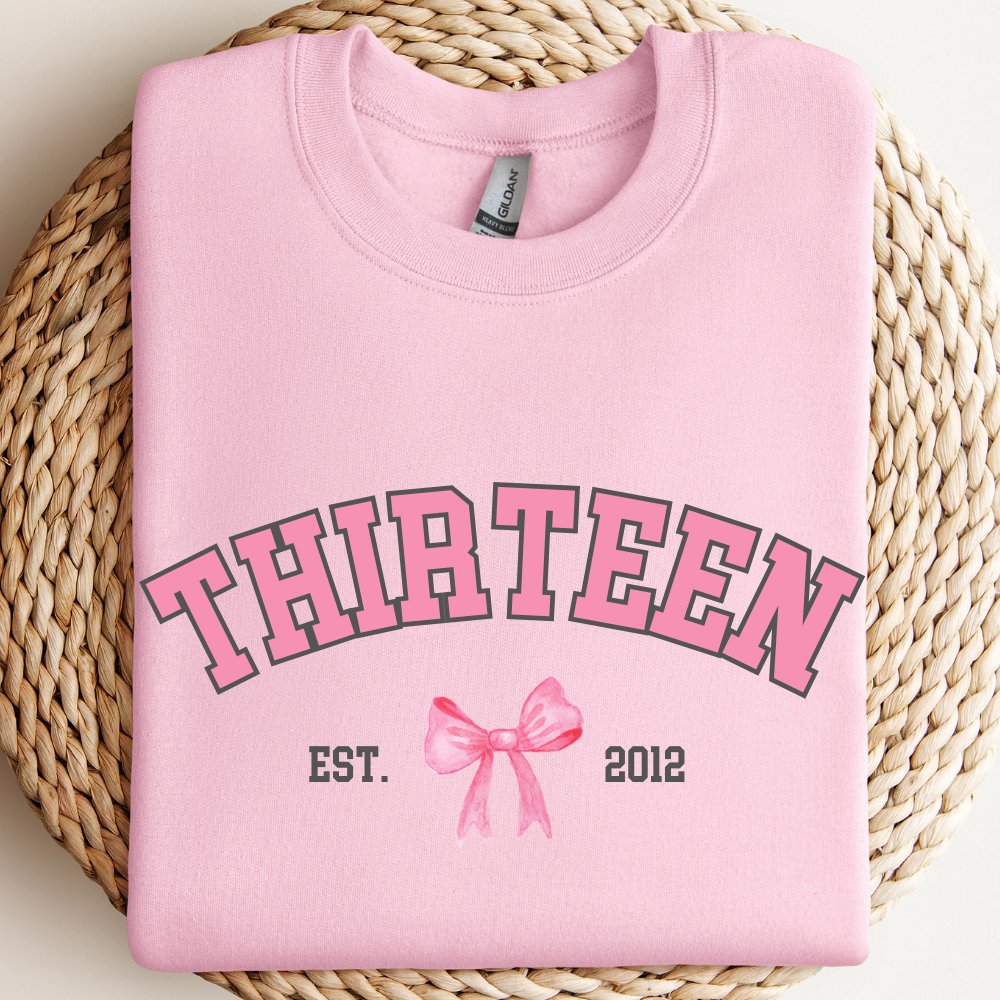 Coquette Birthday Sweatshirt - Cute & Trendy Women's Pullover for Birthday Parties & Special Occasions