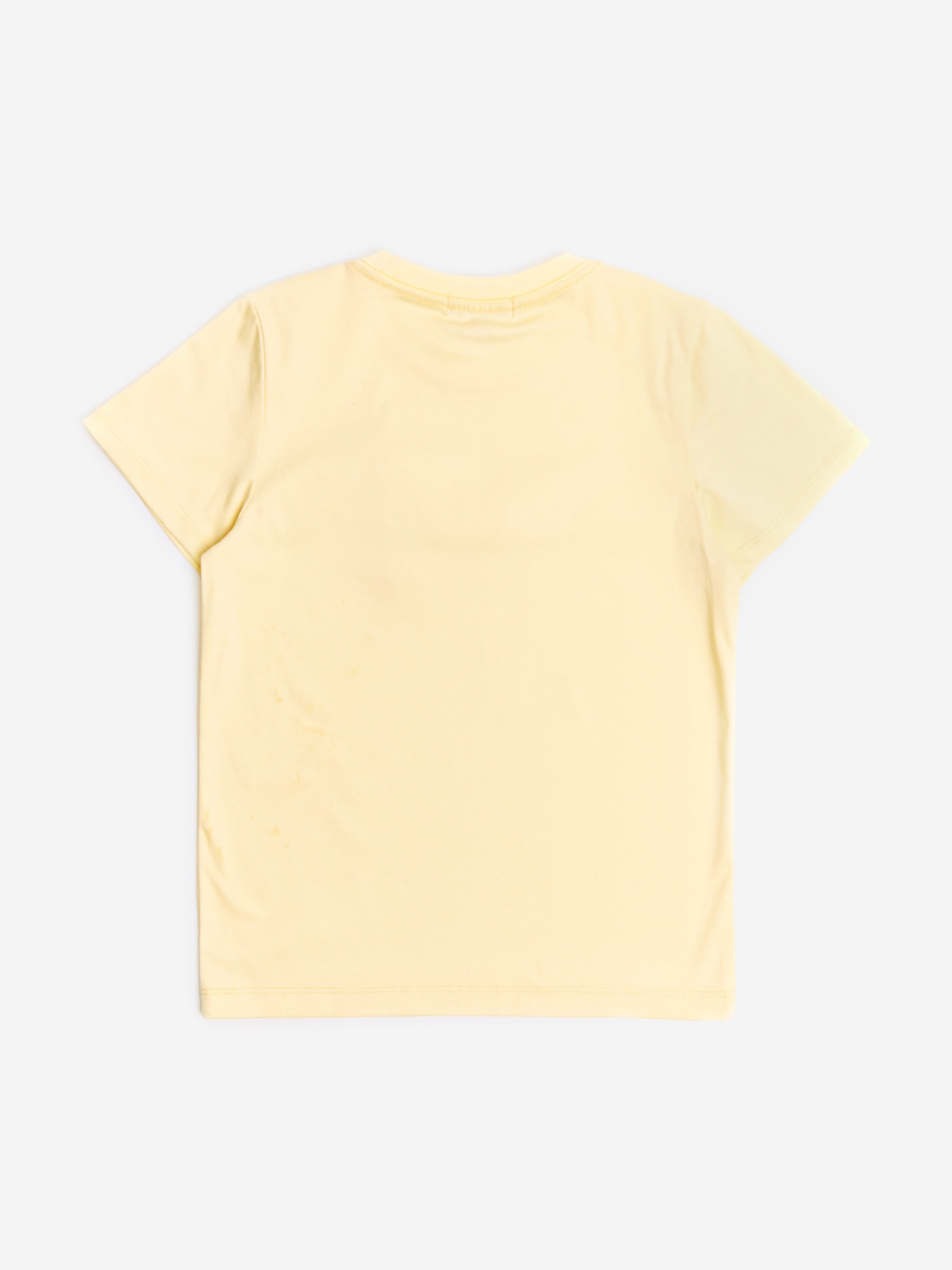 BCBG Girls Yellow Diamante Logo 3D Floral T-Shirt | Trendy Graphic Tee for School, Parties & Everyday Wear