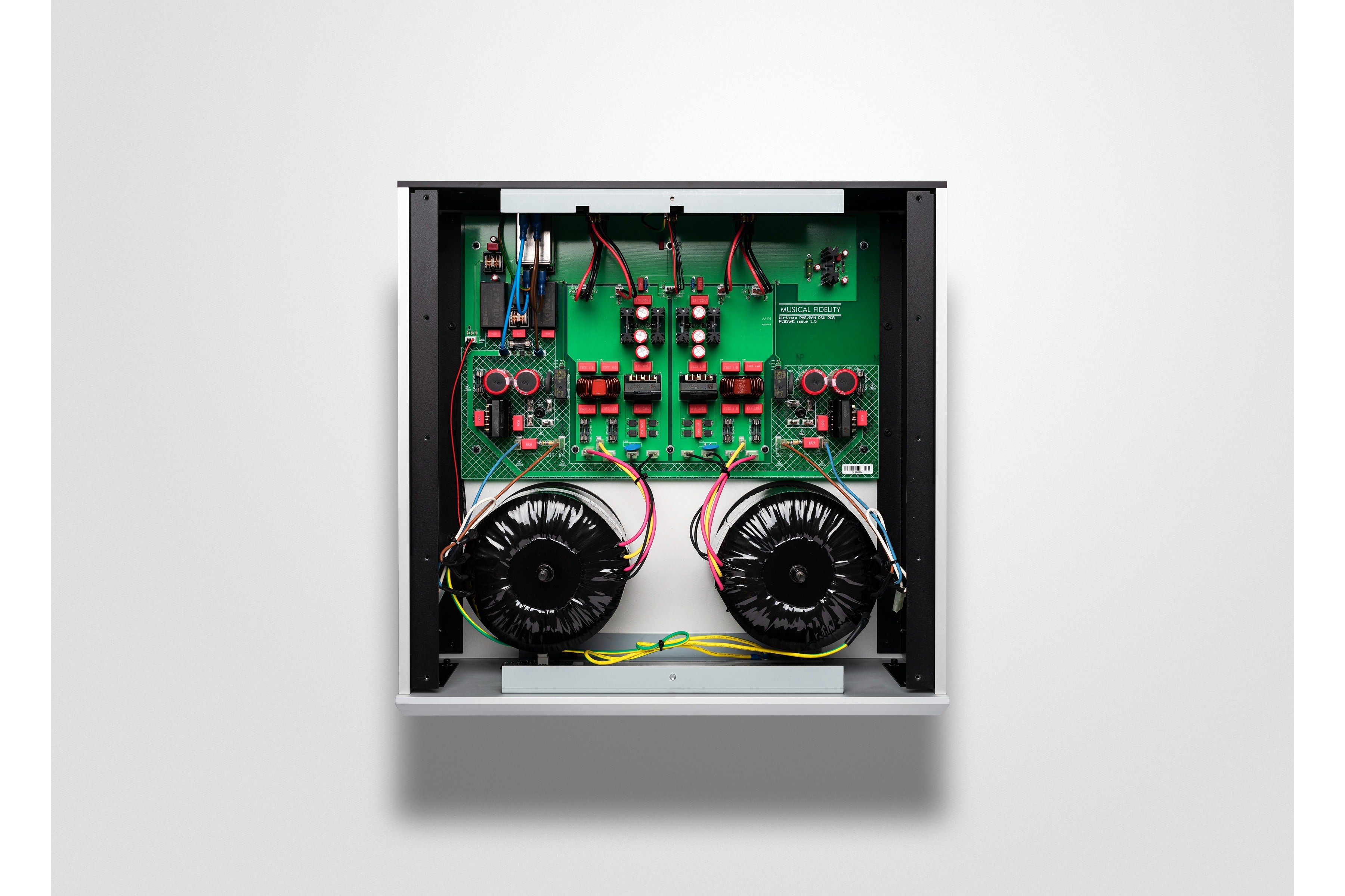 Musical Fidelity Nu Vista PAS Fully Balanced Discrete Stereo Power Amplifier with Separate PSU - High-End Audio System for Home Theater & Music Listening