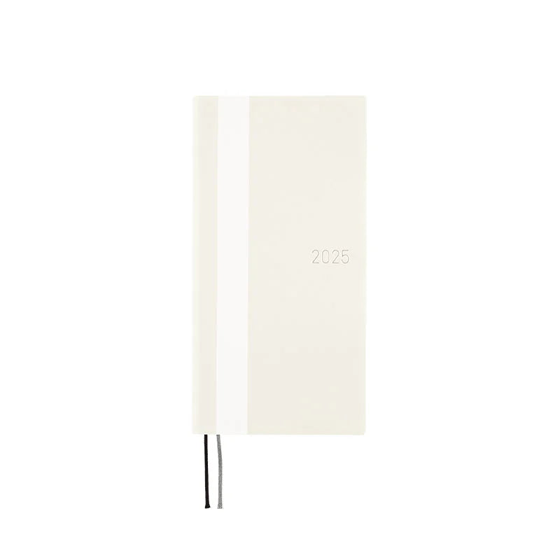 Hobonichi Techo 2025 Planner - Ivory Weeks Softcover, Weekly Horizontal Layout, English Edition (January Start, Monday Start) | Perfect for Journaling, Productivity & Daily Planning