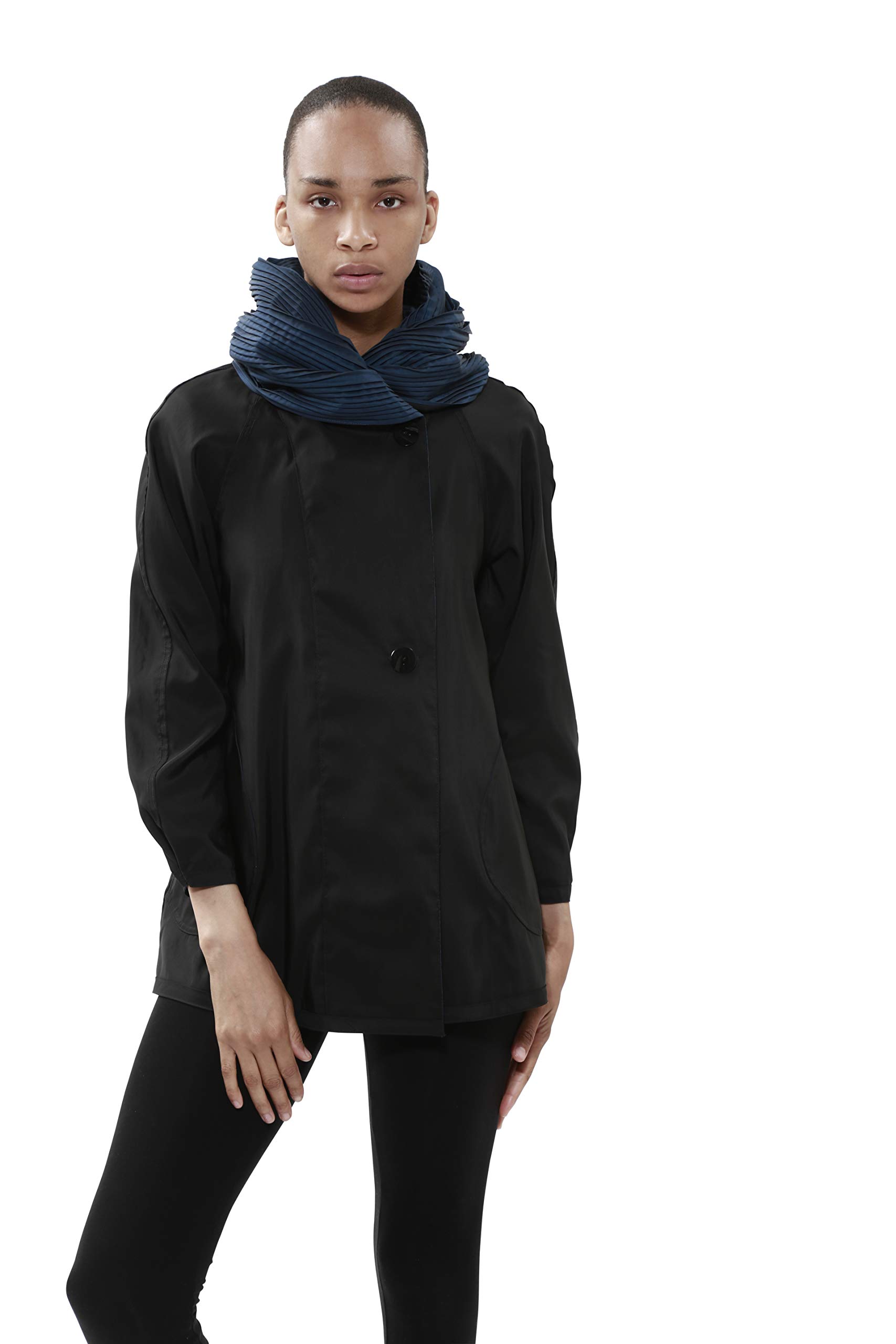 Mini Donatella Fashion Travel Raincoat - Waterproof Lightweight Rain Jacket for Women - Perfect for Outdoor Adventures, Commuting & Travel