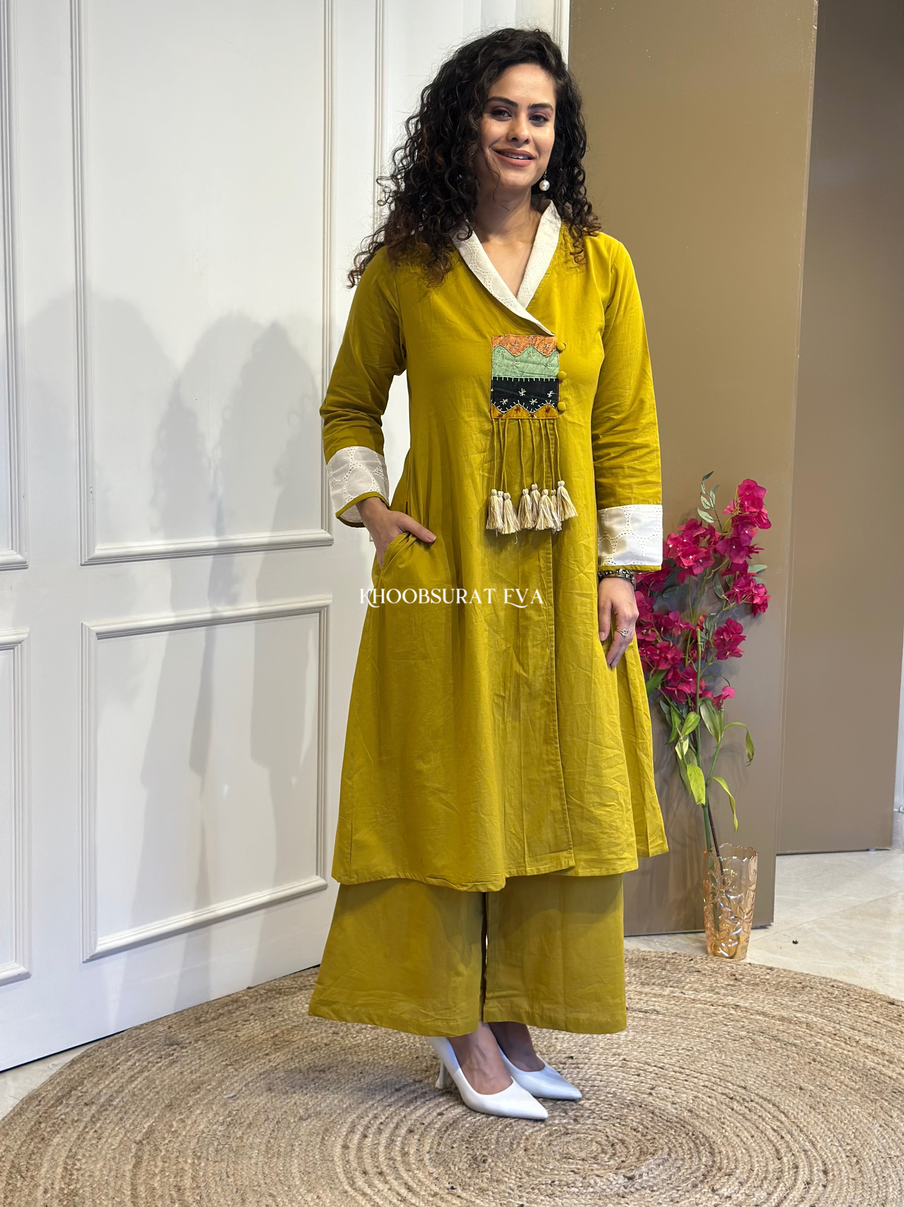 Stylish Yellow Kurta Set for Women | Traditional Indian Ethnic Outfit | Perfect for Festivals, Weddings & Casual Wear