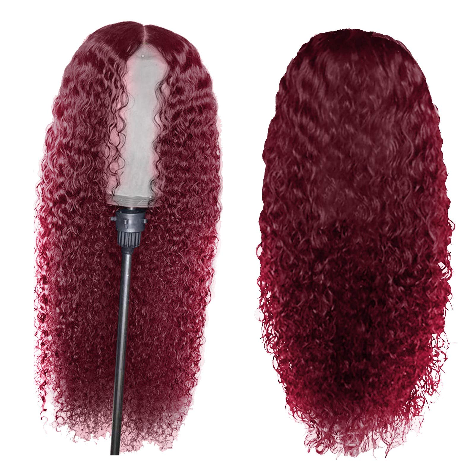 Moent Peruvian Curly Human Hair Wig - Glueless Lace Front Wig with High Temperature Wire for Heat Styling | Perfect for Daily Wear, Cosplay & Special Occasions