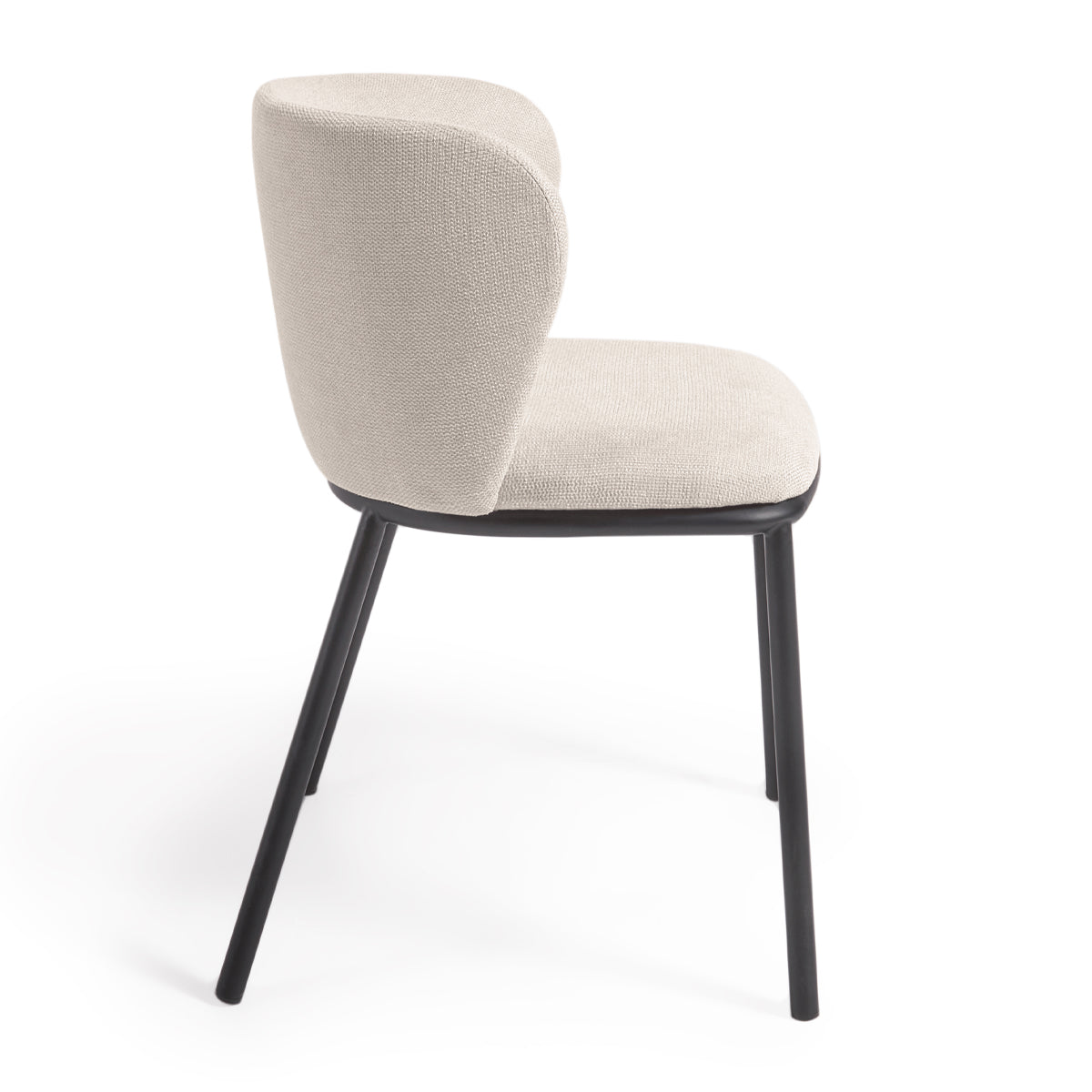 Premium Ciselia Modern Dining Chairs - Set of 2, Comfortable Kitchen Chairs with Sturdy Metal Legs, Upholstered Seat - Perfect for Dining Room, Kitchen, Breakfast Nook & Home Office