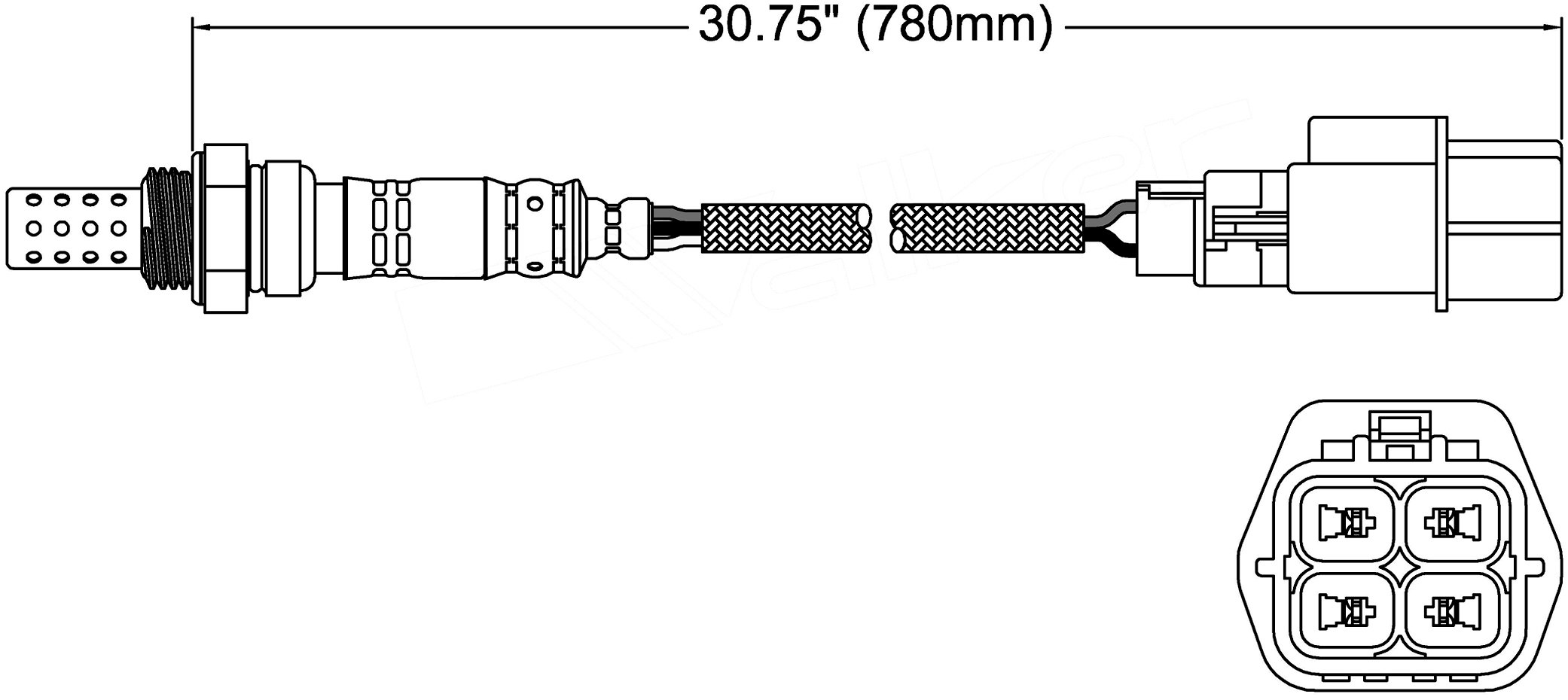 ACDelco Professional 213-3022 Heated Oxygen Sensor - High Performance O2 Sensor for GM Vehicles | Perfect for Chevy, GMC, Cadillac & More | Improves Fuel Efficiency & Engine Performance