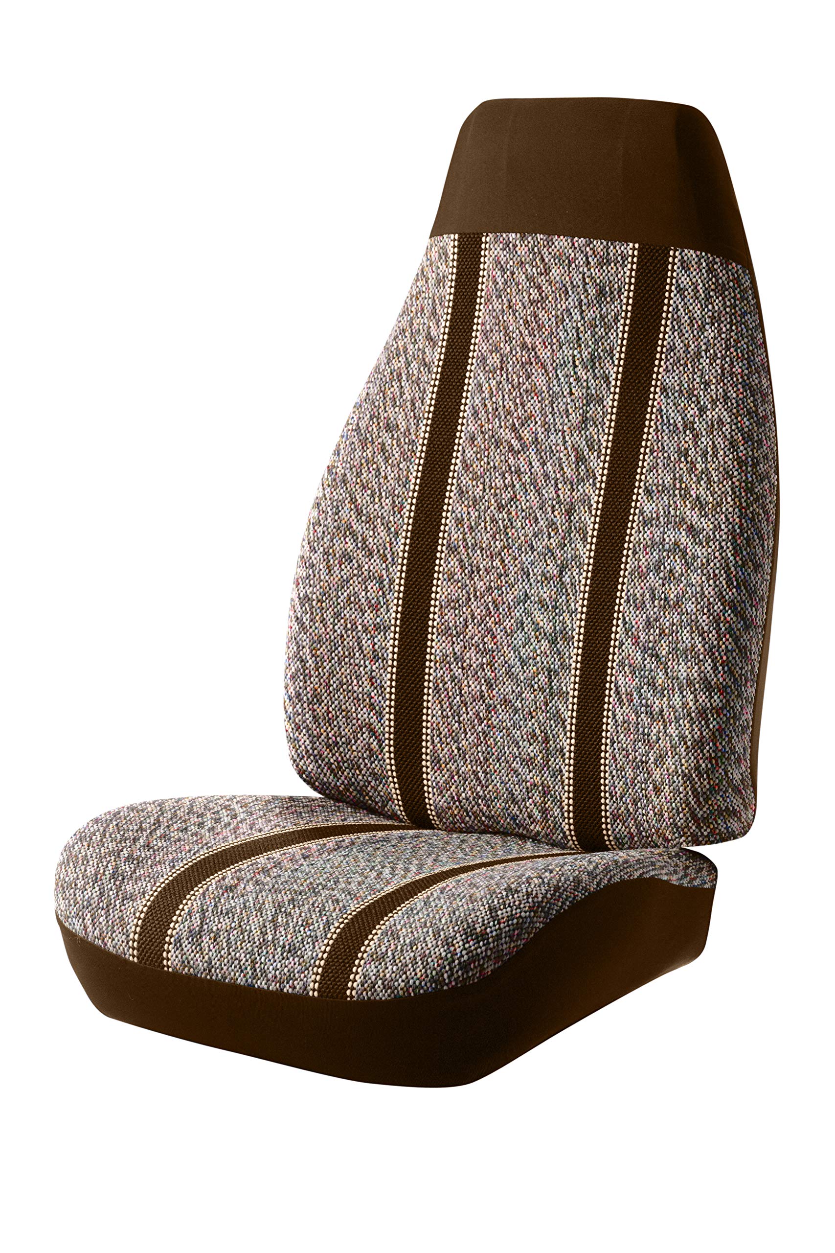 FIA TR48-25 Brown Custom Fit Front Seat Cover 40/20/40 Split - Saddle Blanket Style for Trucks & SUVs | Durable & Stylish Car Interior Upgrade for Off-Roading & Daily Commute