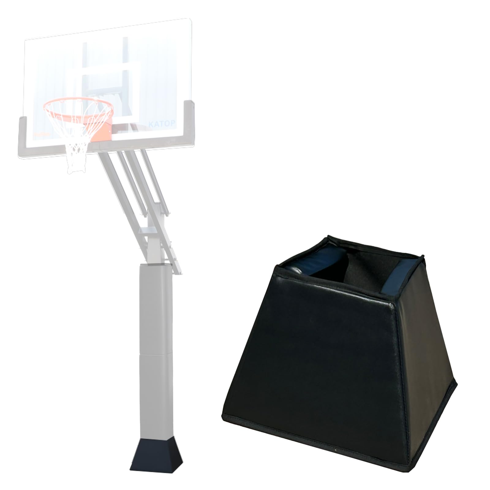 **Katop Square Basketball Pole Pad - Heavy Duty 5
