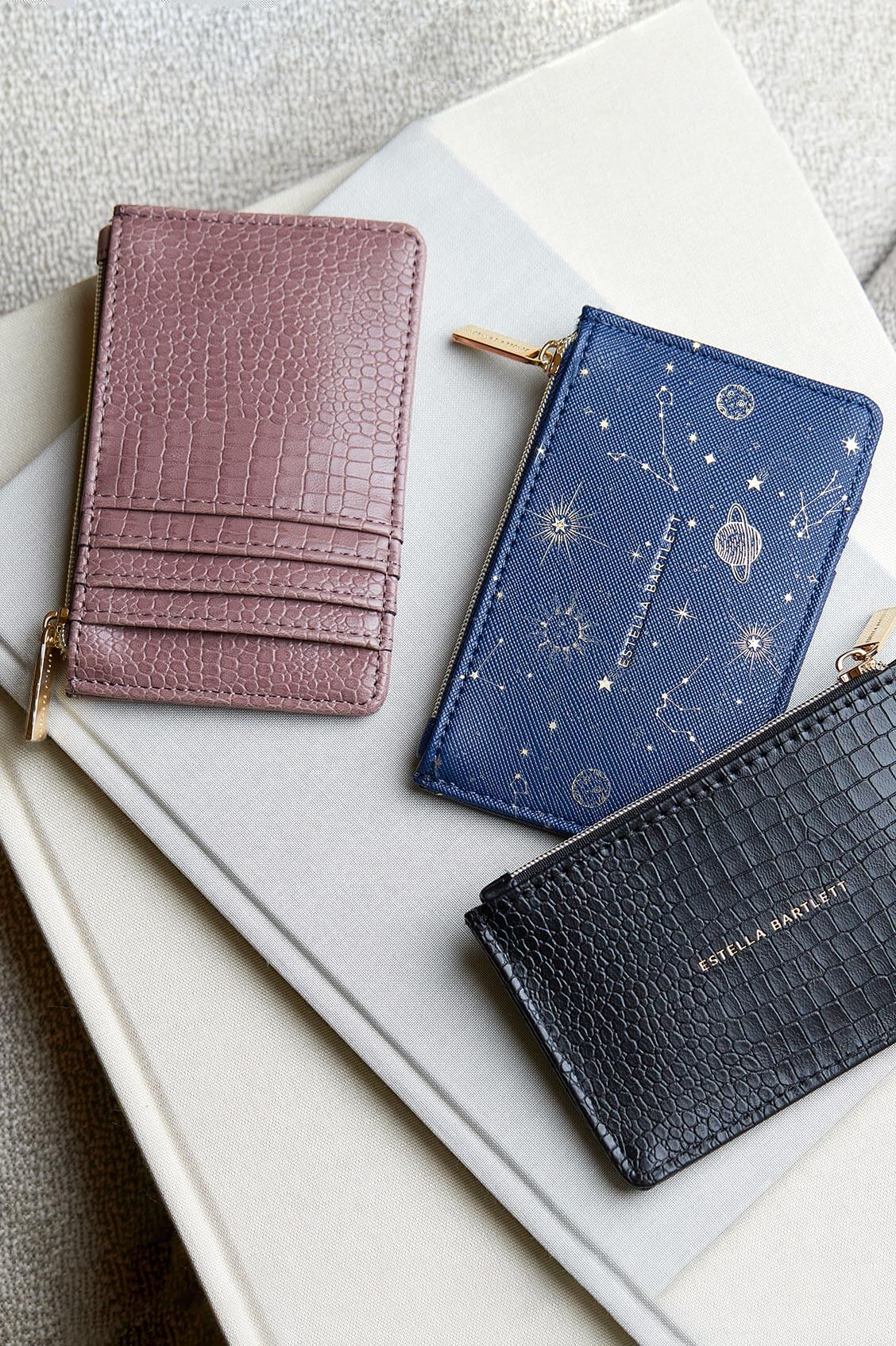 Elegant Rectangle Card Purse Wallet for Women - Slim RFID Blocking Credit Card Holder - Perfect for Travel, Shopping & Everyday Use