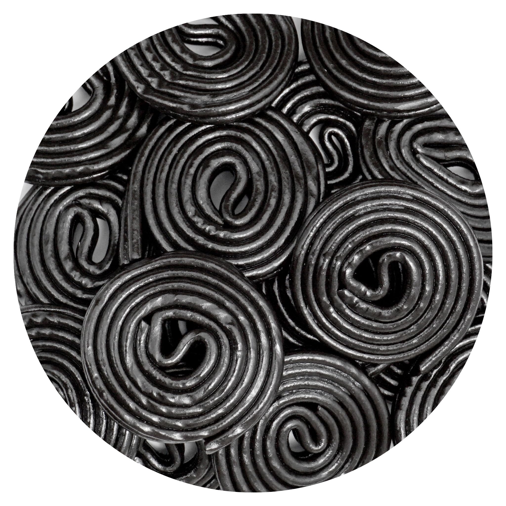 Broadway Black Licorice Wheels Candy - 8 Ounce Bag | Classic Soft & Chewy Licorice Candy | Perfect for Movie Nights, Office Snacks & Party Favors