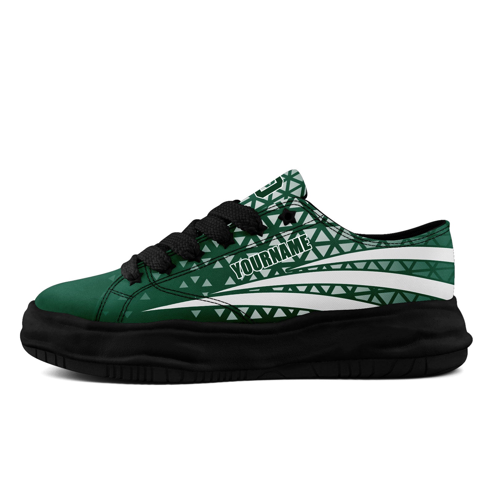 Custom Green & White New York Football Jersey with Matching Sports Shoes - Personalized Combo Set for Fans & Players | Game Day Outfit & Training Gear | D023031-28