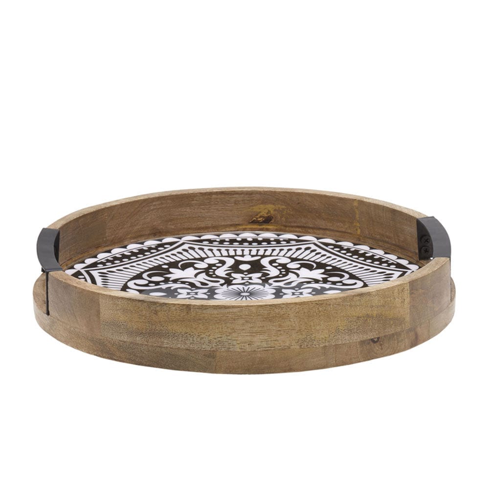 Kensington Black Lazy Susan Turntable - 12 Inch Smooth Rotating Serving Tray for Dining Table, Kitchen Counter, or Pantry Organization - Perfect for Spice Racks, Dinner Serving, and Home Decor