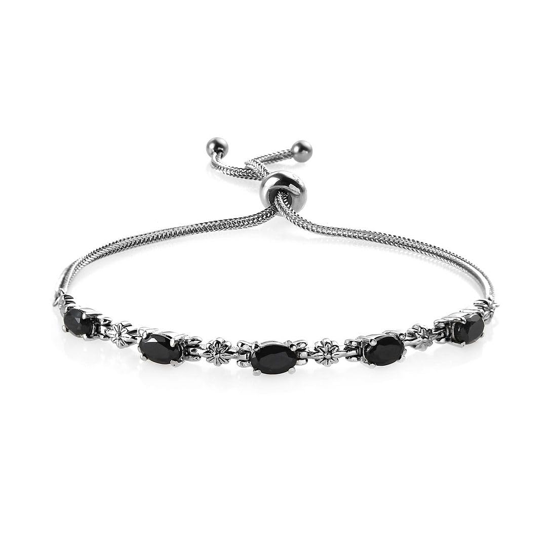 Birthstone Bracelets for Women - Adjustable Charm Bolo Bracelet with Gemstones | Engagement, Anniversary, Wedding & Promise Jewelry | Perfect Birthday Gift for Her | Ideal for Everyday Wear, Special Occasions & Gift-Giving