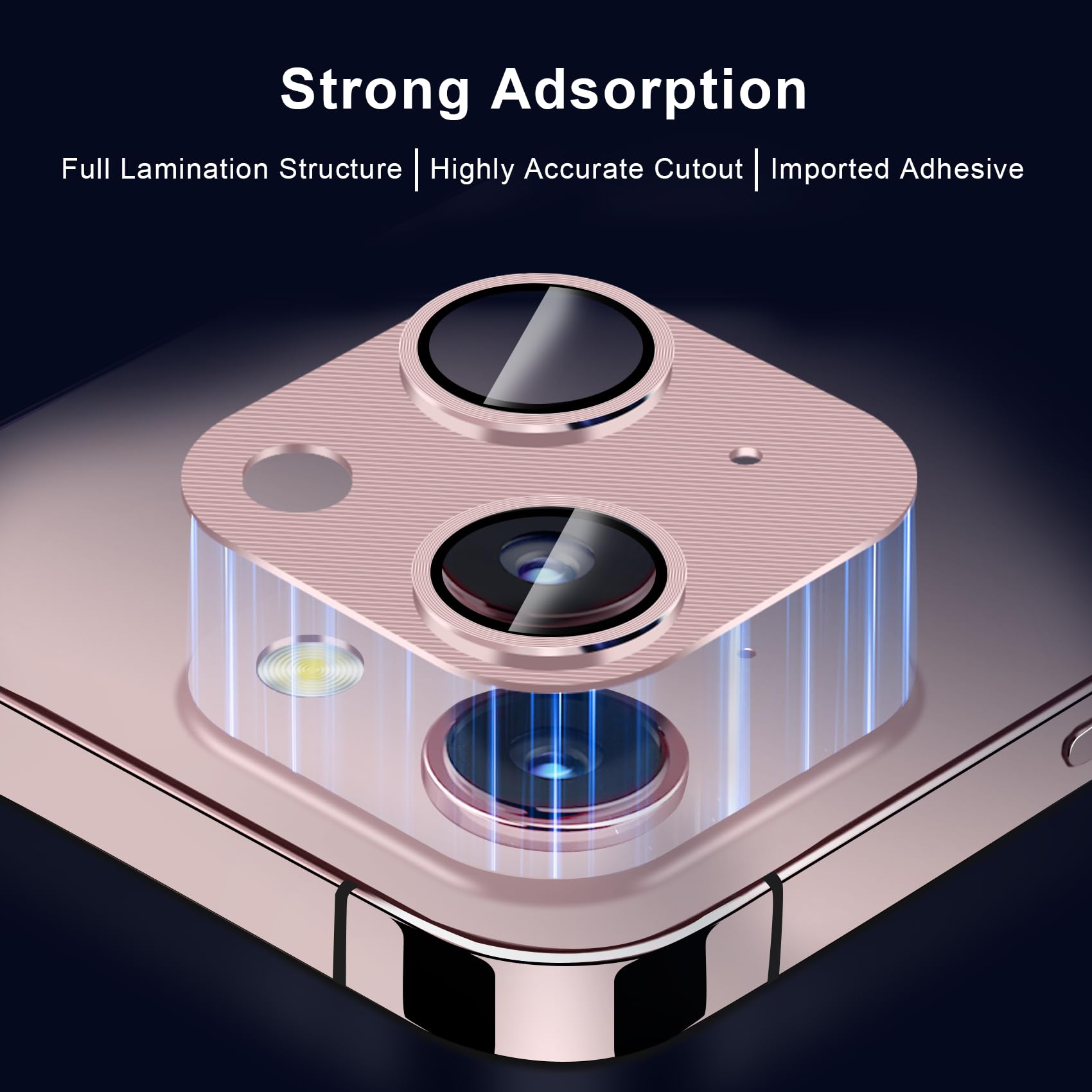 3 Pack iPhone 15/15 Plus Camera Lens Protector - 6.1