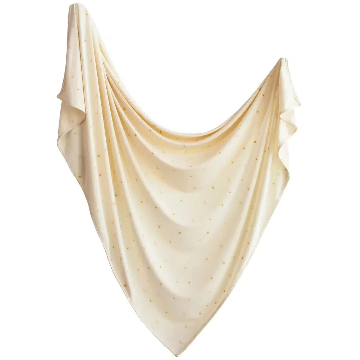 Mushie Stretchy Swaddle Blanket for Babies - Soft & Breathable Cotton Newborn Wrap - Perfect for Sleeping, Swaddling & Comfort (Sun Pattern)