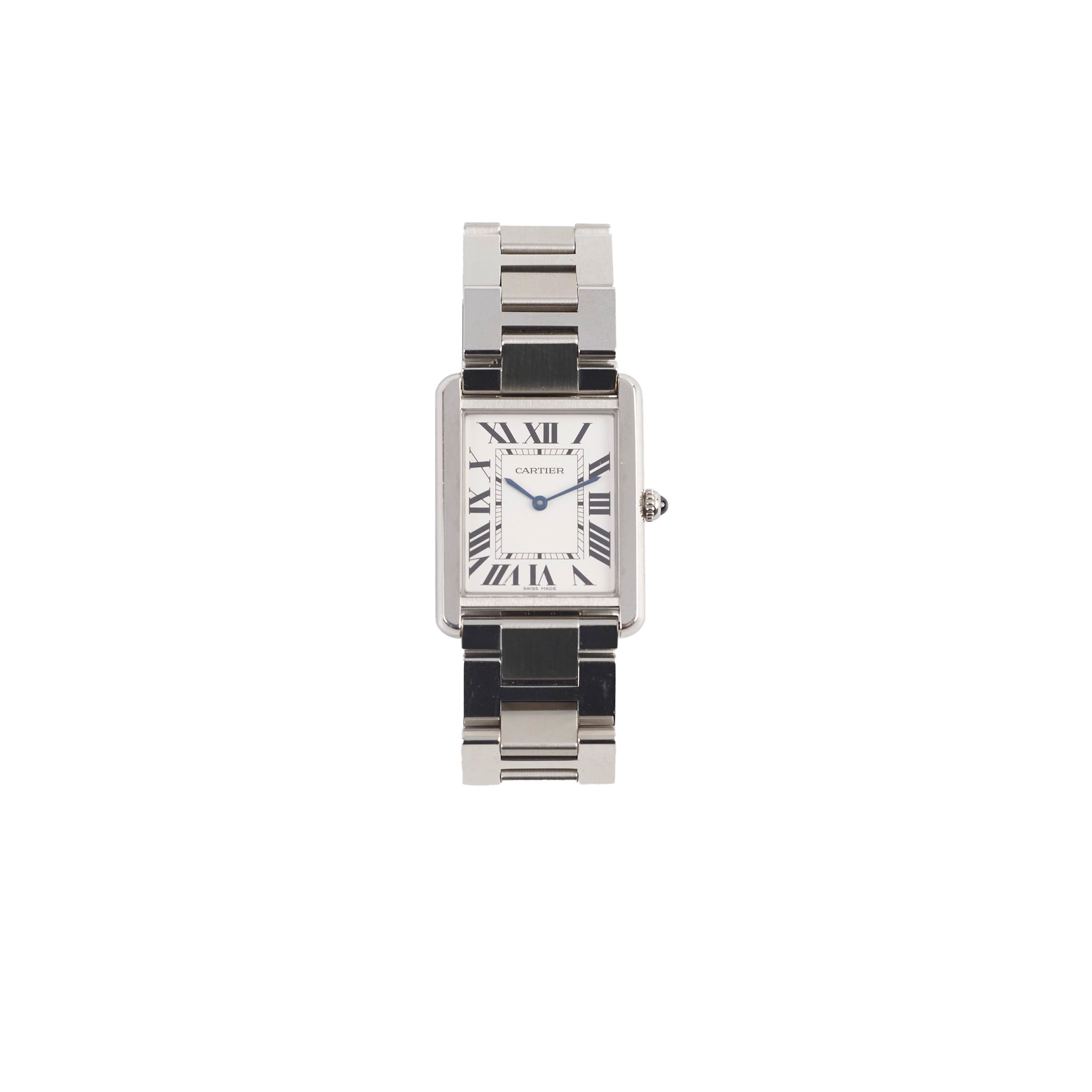 Cartier Tank Solo Large Model W5200014 - Luxury Stainless Steel Watch for Men & Women - Perfect for Business, Formal Events & Everyday Wear