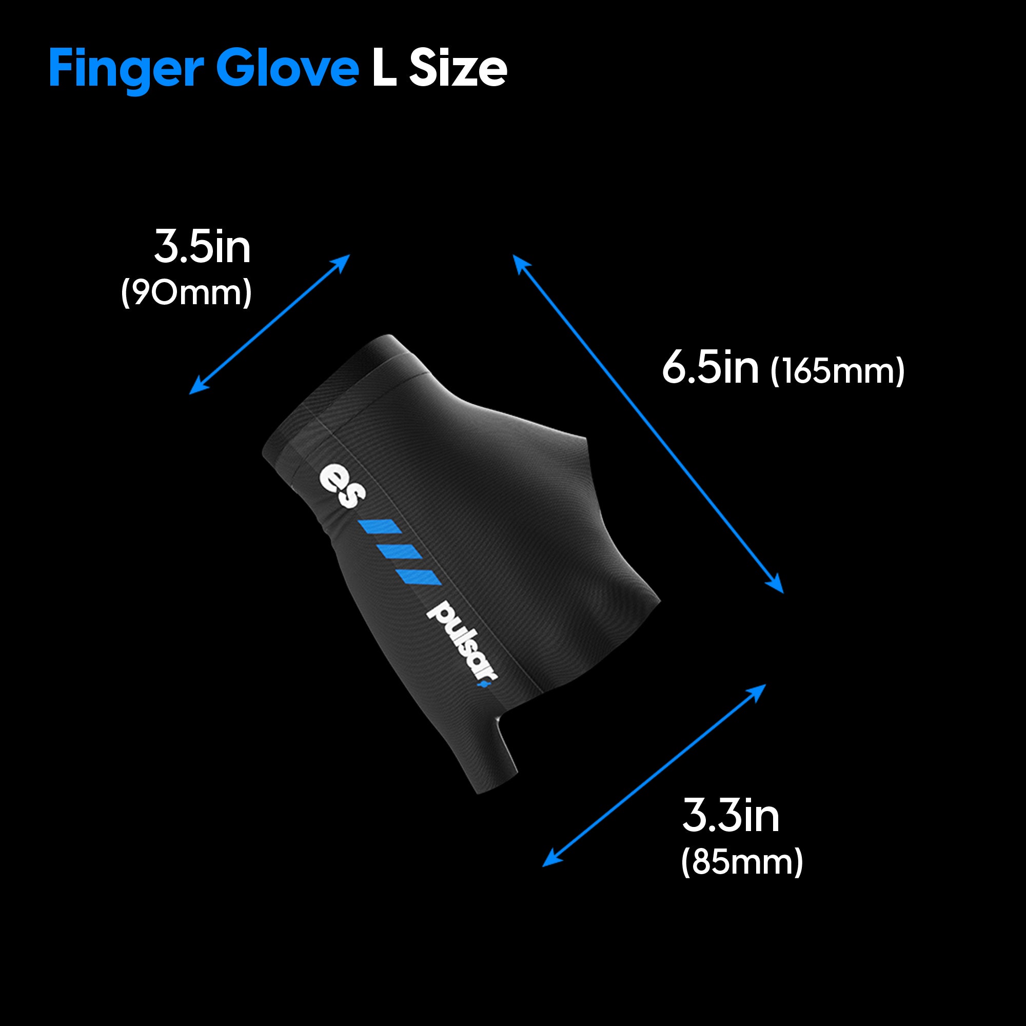 Pulsar eS Arm Sleeve - Fingerless Glove for Gaming, Sports & Outdoor Activities - Breathable Compression Sleeve for Enhanced Performance & Comfort