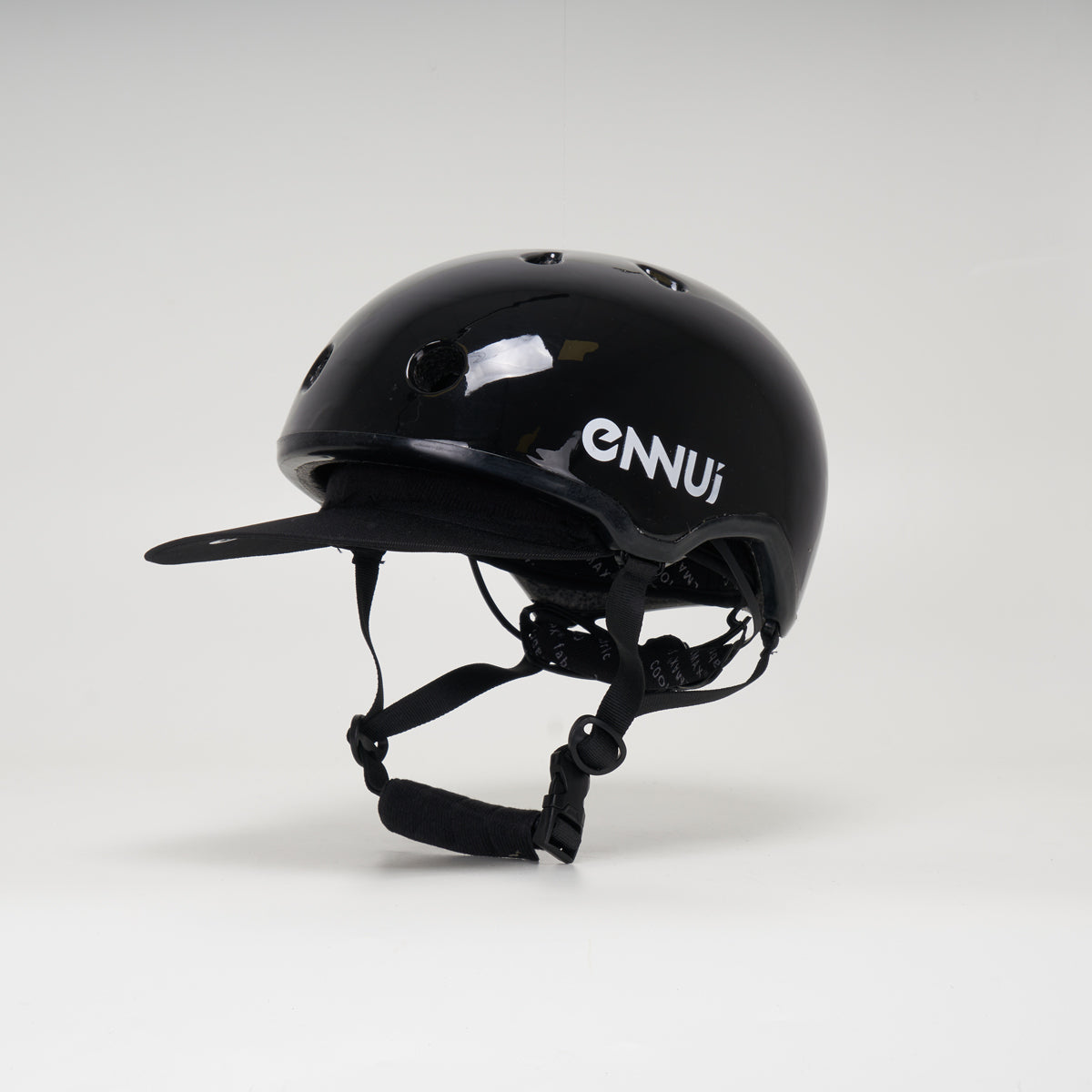 Ennui Elite Black Motorcycle Helmet - High-Performance Safety Gear for Riders | Perfect for Street Biking & Racing