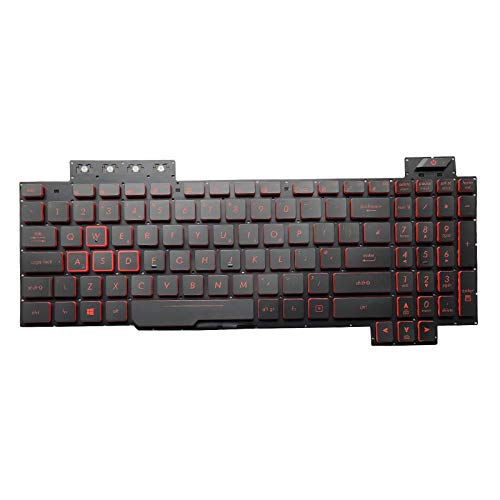 ASUS TUF Gaming FX705 Series Replacement Backlit Keyboard - Black US English Layout (No Palmrest) | Perfect for Gaming, Typing & Office Work