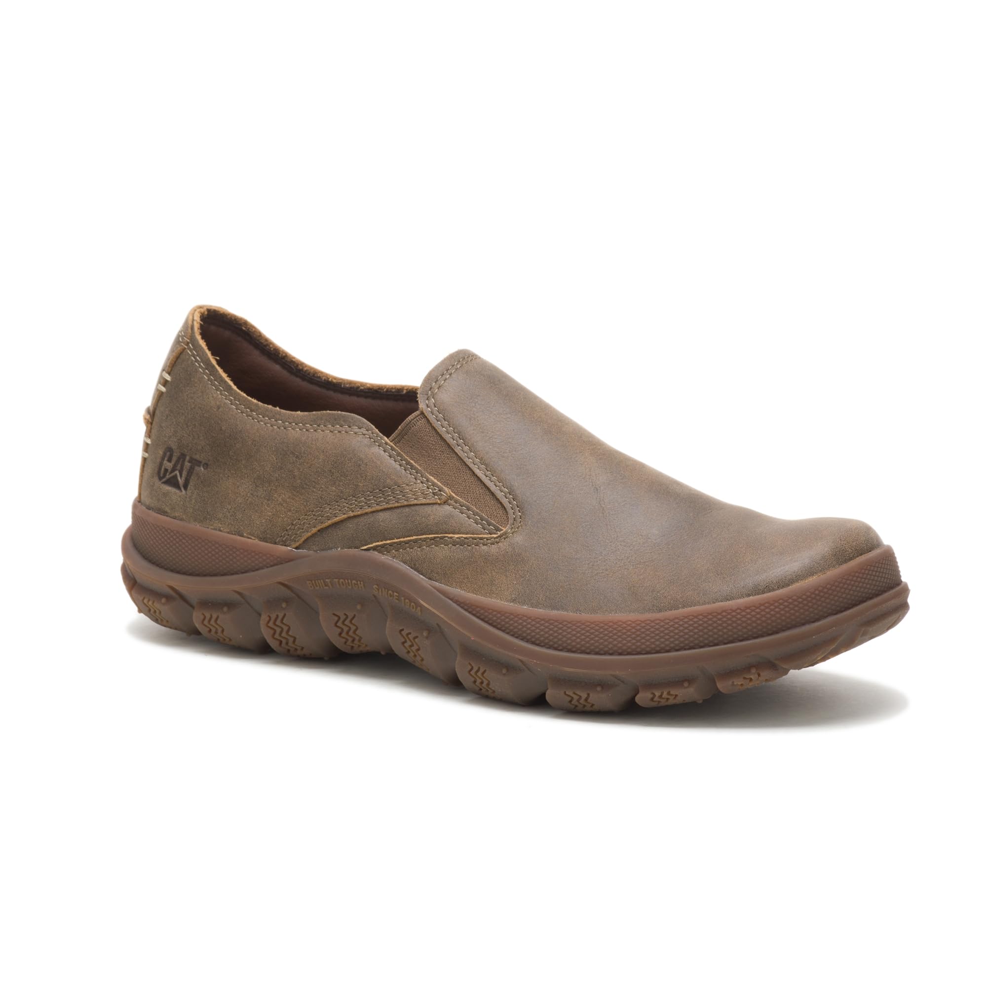 Cat Footwear Men's Fused Slip-On Loafers - Comfortable Casual Shoes for Work, Travel & Everyday Wear