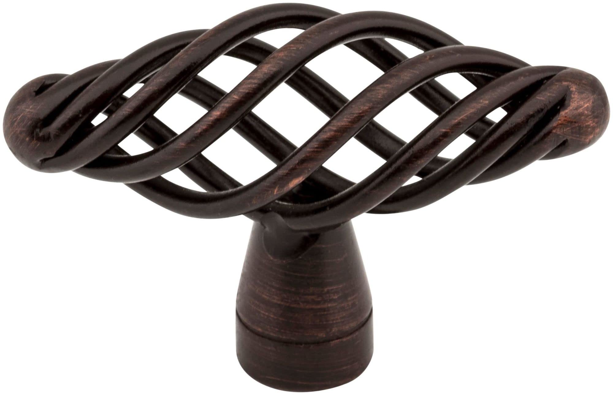 Jeffrey Alexander I350-DBAC Zurich Twisted Iron Cabinet Knob - Vintage Style Hardware for Kitchen Cabinets, Dressers & Furniture Drawers