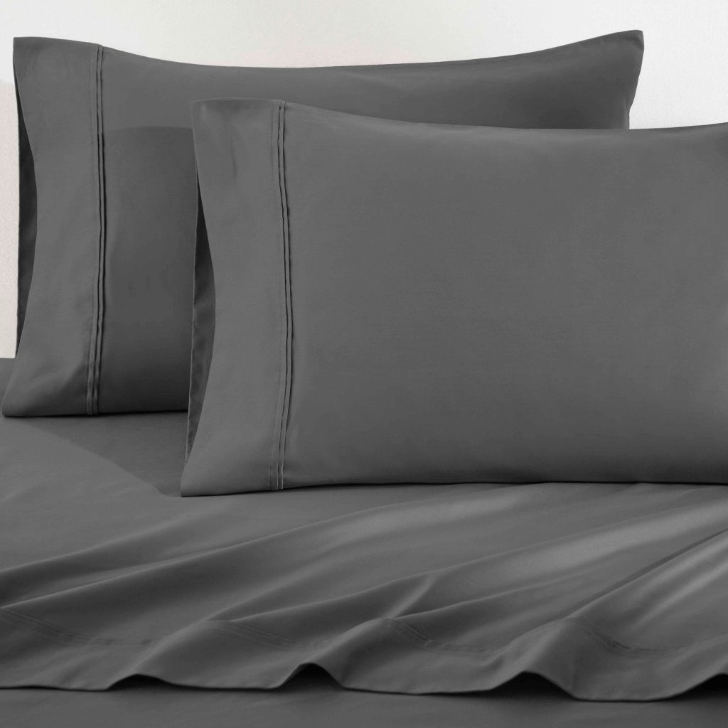 Luxury 1200 Thread Count Egyptian Cotton Deep Pocket Bed Sheet Set - Queen Size, Soft & Breathable for Ultimate Comfort - Perfect for Master Bedroom, Guest Room & Hotel Use
