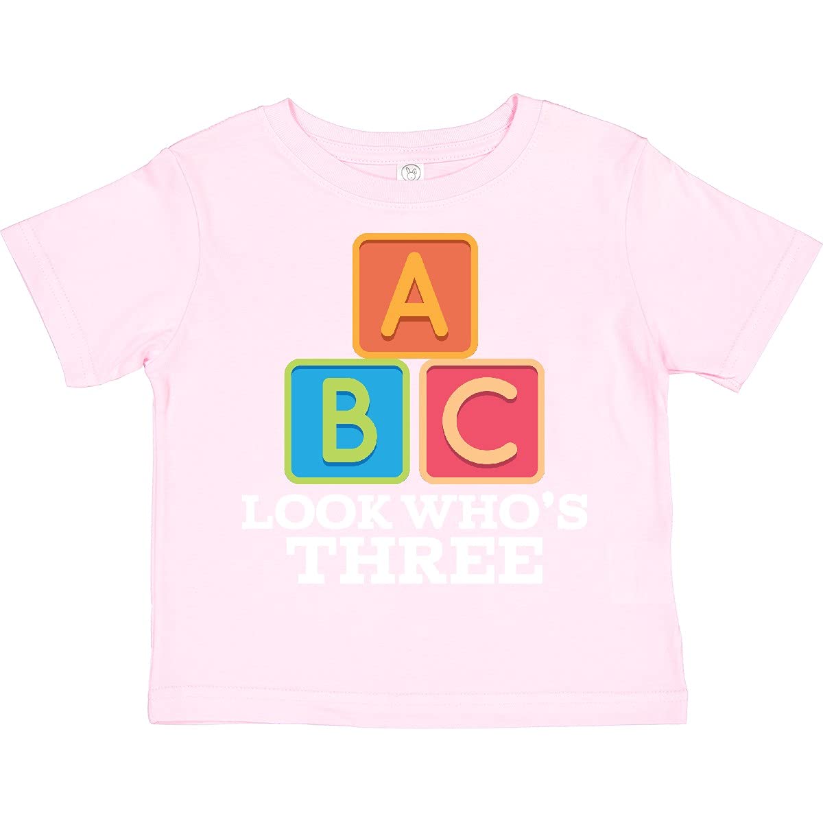 Inktastic 3rd Birthday Alphabet Toddler T-Shirt for 3 Year Olds - Cute Kids' Birthday Outfit for Parties & Photo Shoots