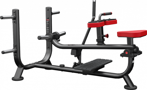 ATLANTIS Seated Calf Machine - Professional Gym Equipment for Home & Commercial Use - Perfect for Leg Workouts, Strength Training & Muscle Building