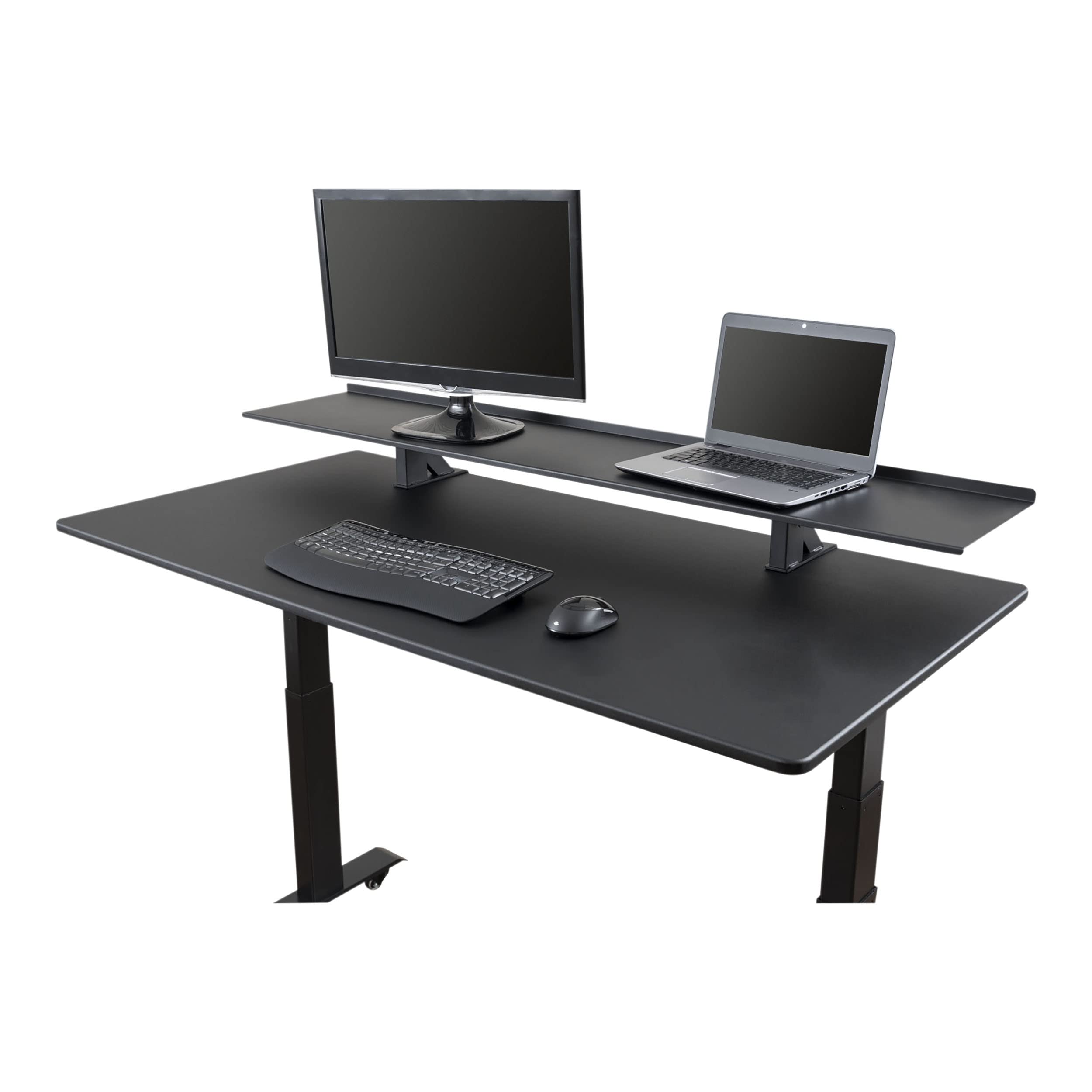 Adjustable Clamp-On Standing Desk Shelf - 60