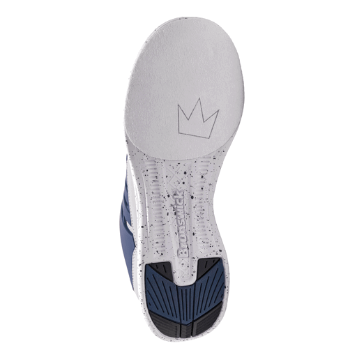 Brunswick Avalanche Men's Bowling Shoes - Grey & Navy | Comfortable & Durable for League Play & Casual Bowling