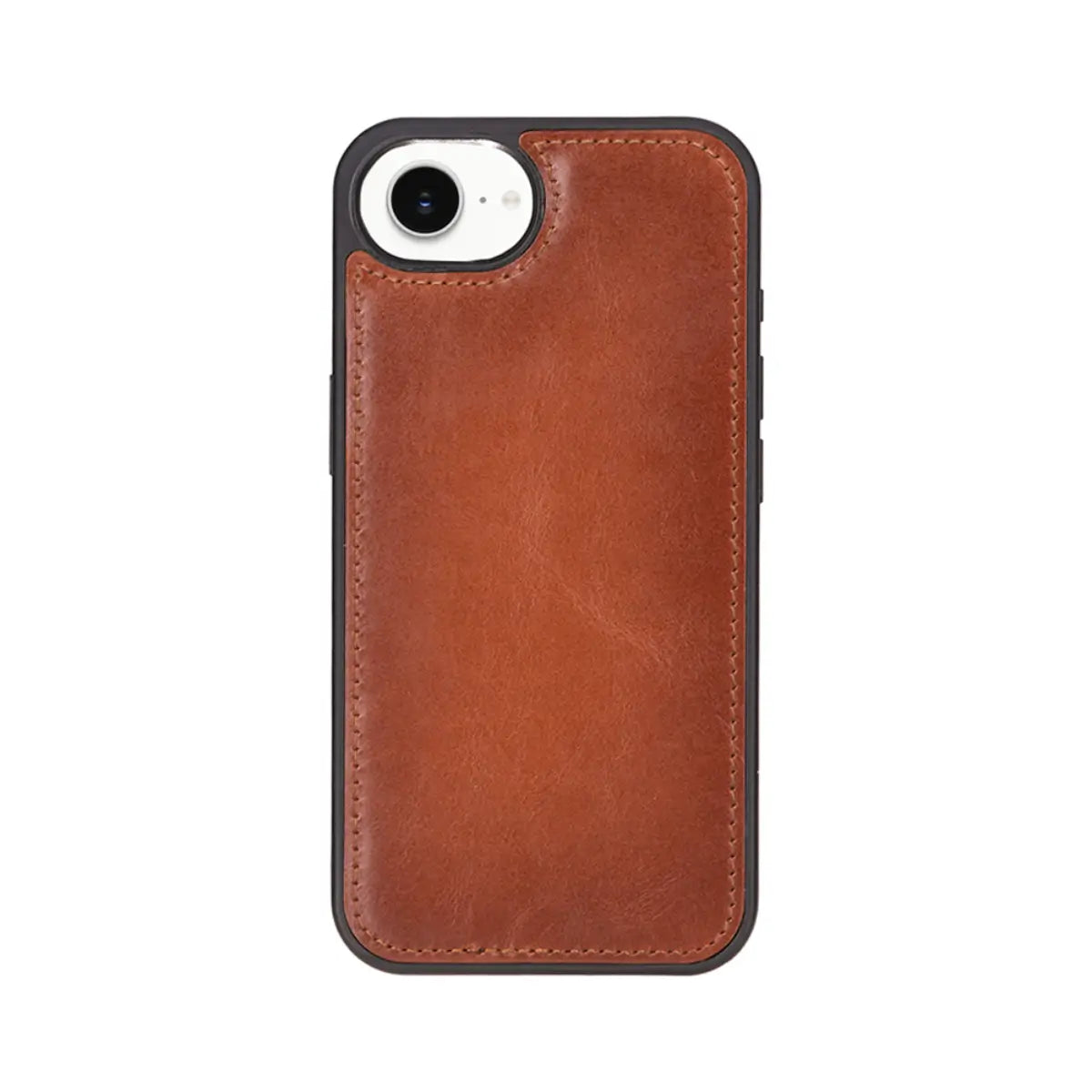 Premium Burnished Tan Leather Wallet Case for iPhone 16e - Slim Protective Phone Cover with Card Slots | Perfect for Everyday Use, Travel & Business (iPhone 16e Case)