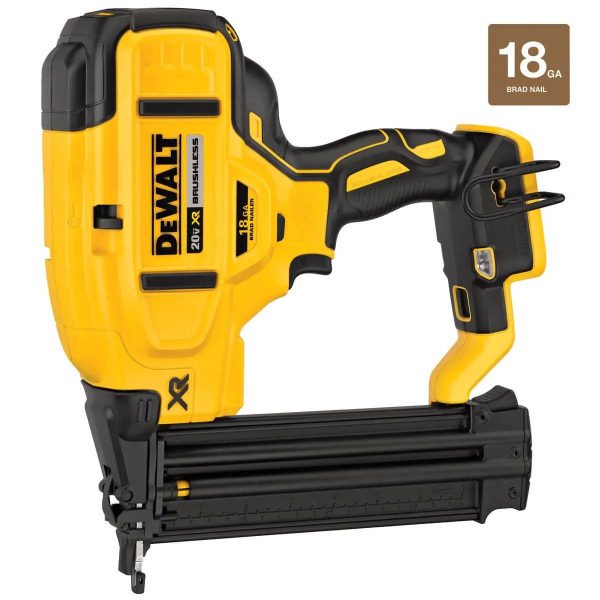 DEWALT DCN680B 20V MAX XR 18 Gauge Cordless Brad Nailer - Tool Only for Woodworking, Trim Installation & DIY Projects