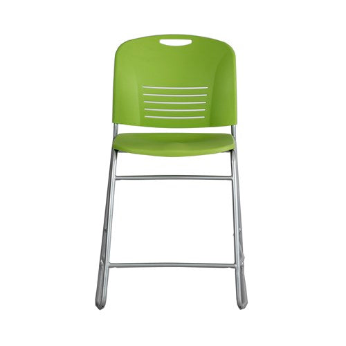 Safco Vy Plastic Counter Height Chair 4296 - Durable & Comfortable Bar Stool for Kitchen, Restaurant, and Office Use