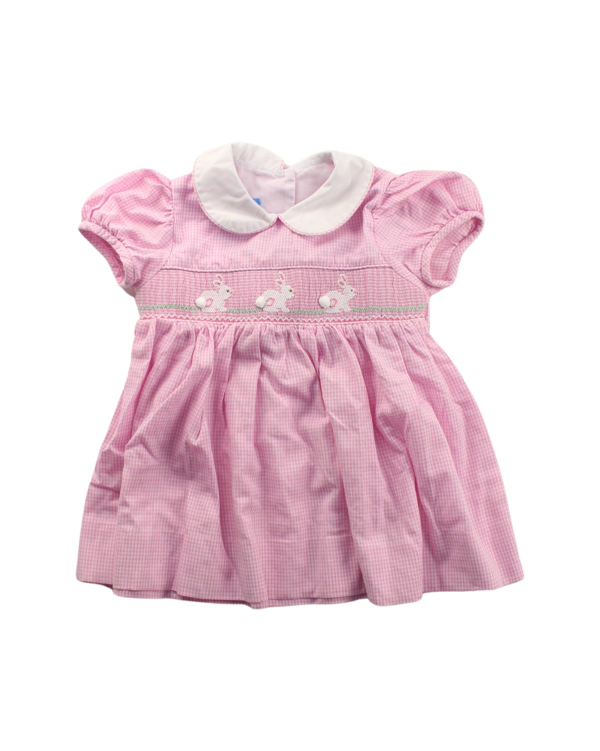Anavini Short Sleeve Baby Dress for Girls 6-12 Months - Perfect for Summer Outfits, Casual Wear & Photoshoots