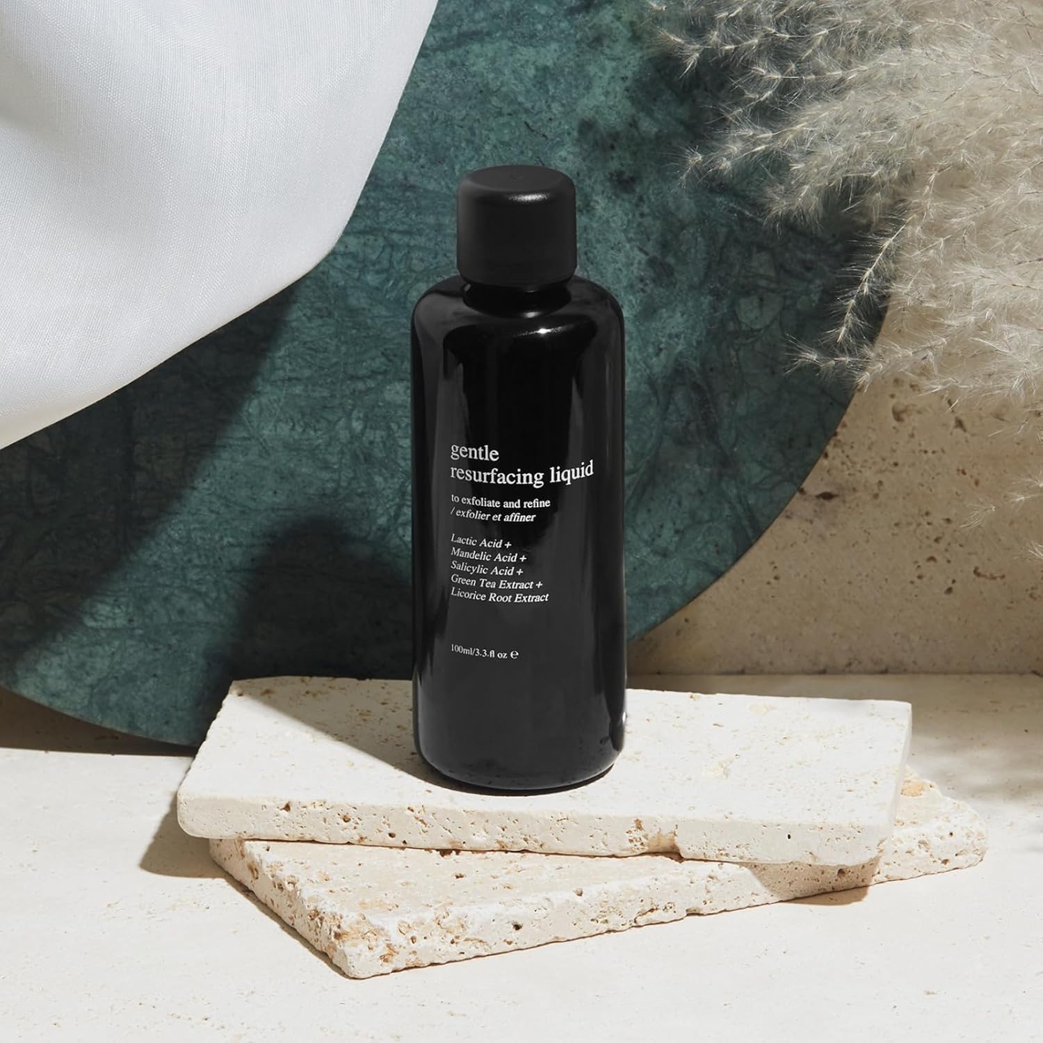 Gentle Resurfacing Liquid Exfoliator with Triple Acid Complex - Hydrating & Exfoliating Facial Toner for Pore Minimizing & Blemish Treatment - 100ml for Glowing Skin | Perfect for Daily Skincare Routine & Post-Workout Refresh