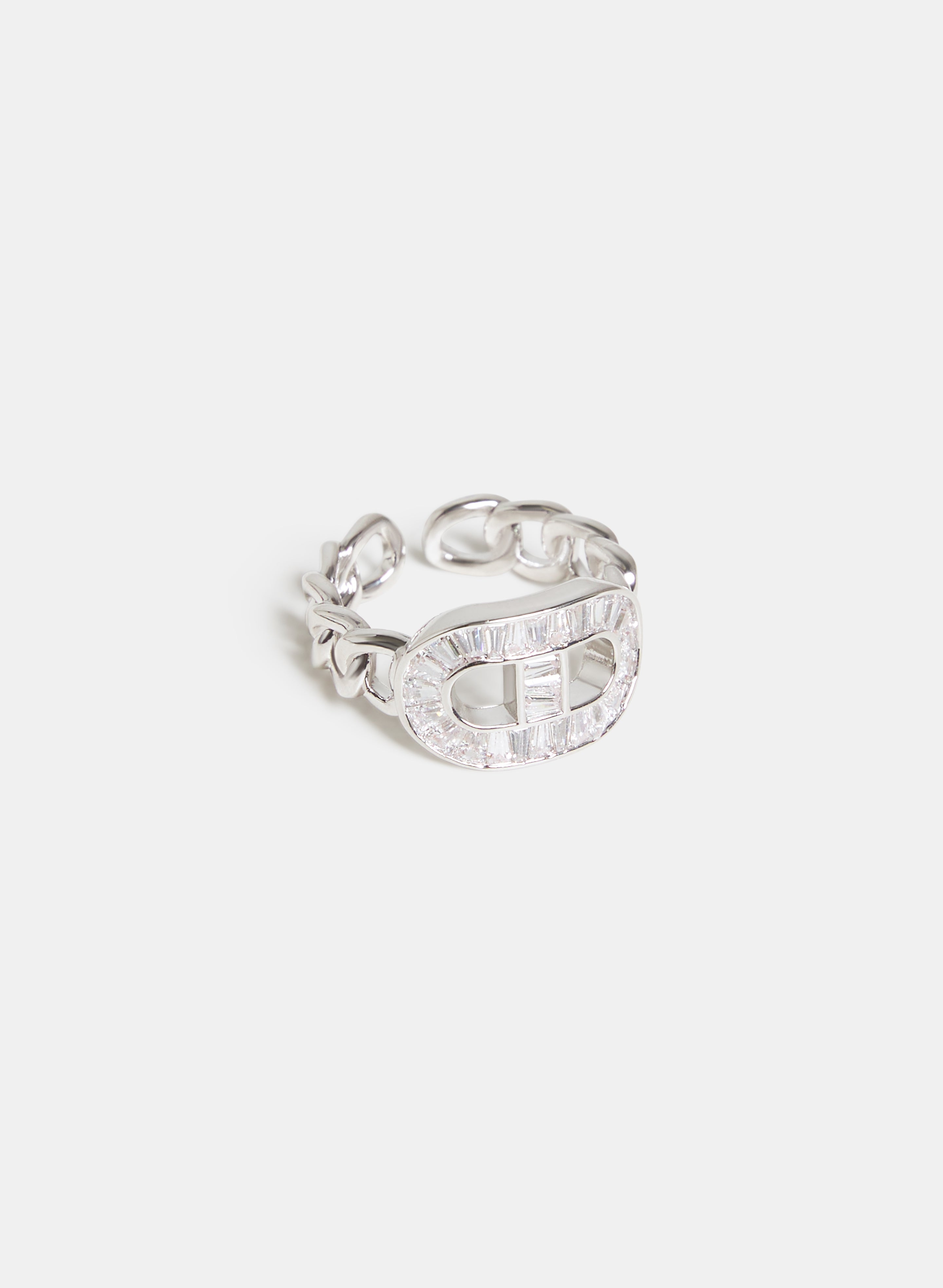 Chain Link Ring Silver Laura 122769 070 - Elegant Jewelry for Women, Perfect for Everyday Wear, Parties & Gifts