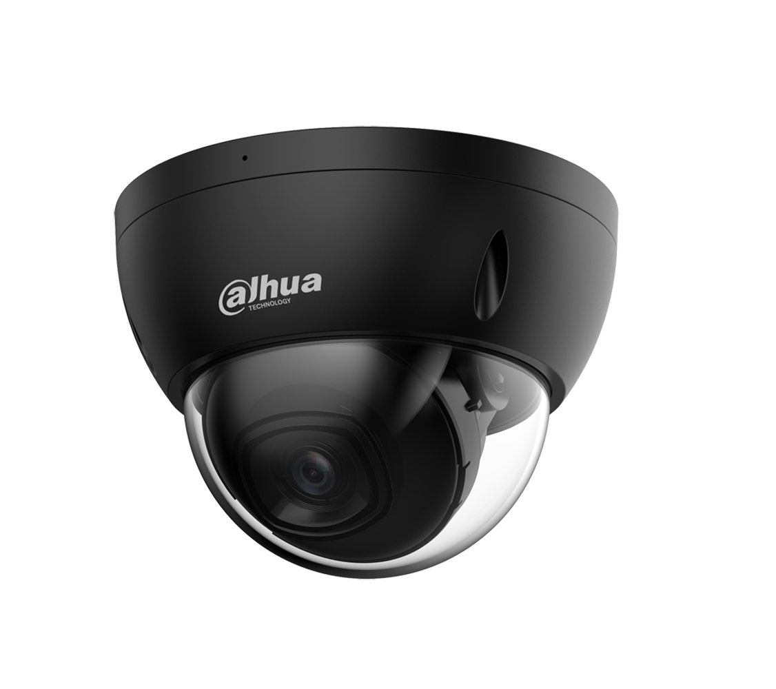 4MP Black Security Camera Kit with Dome Camera, Recorder & Cables - Ideal for Home Surveillance, Office Security & Indoor/Outdoor Monitoring