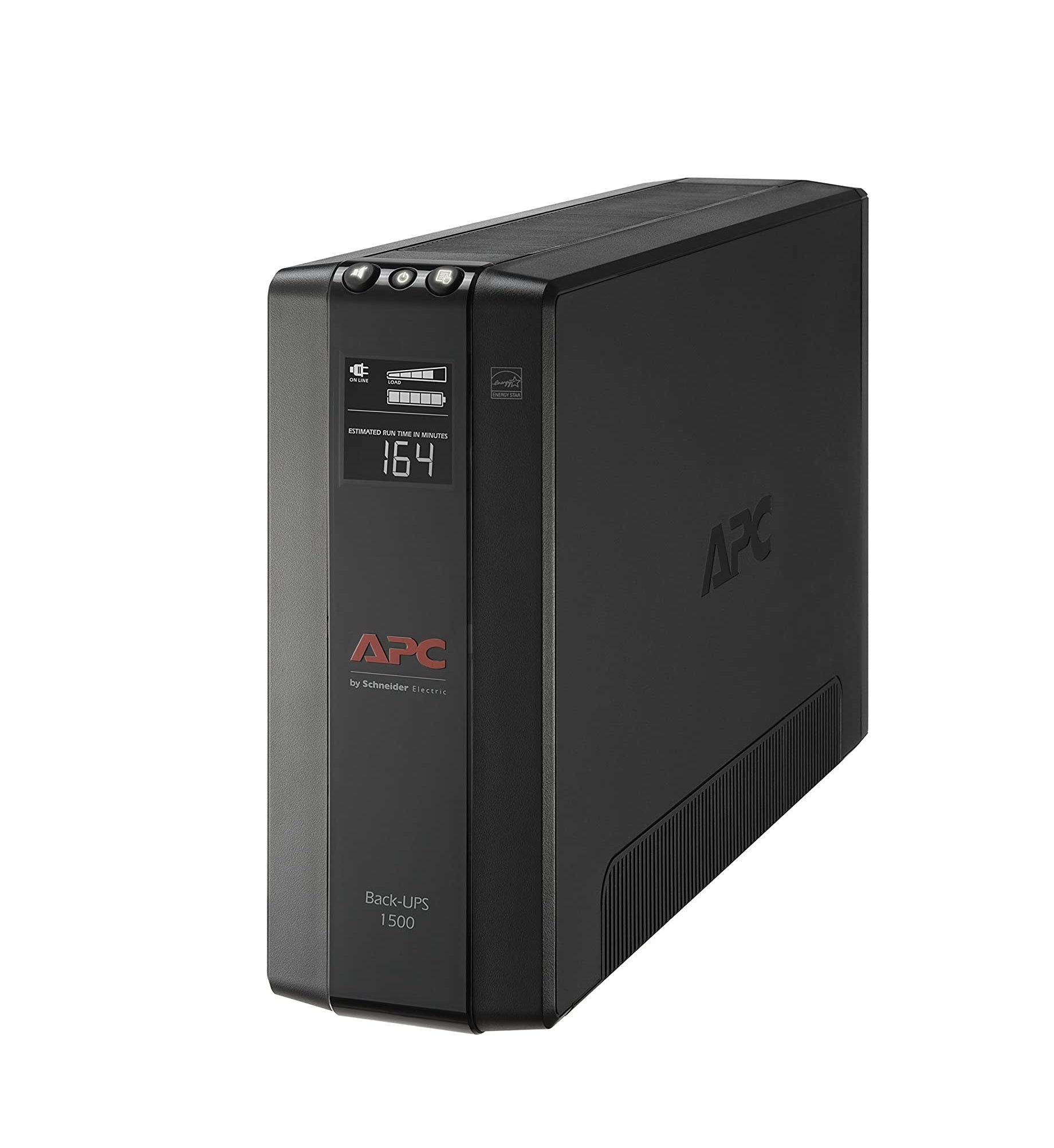 APC 1500VA UPS Battery Backup & Surge Protector - APC Back-UPS Pro BX1500M (Certified Refurbished) - Reliable Power Backup for Home Office, Electronics & Computer Systems