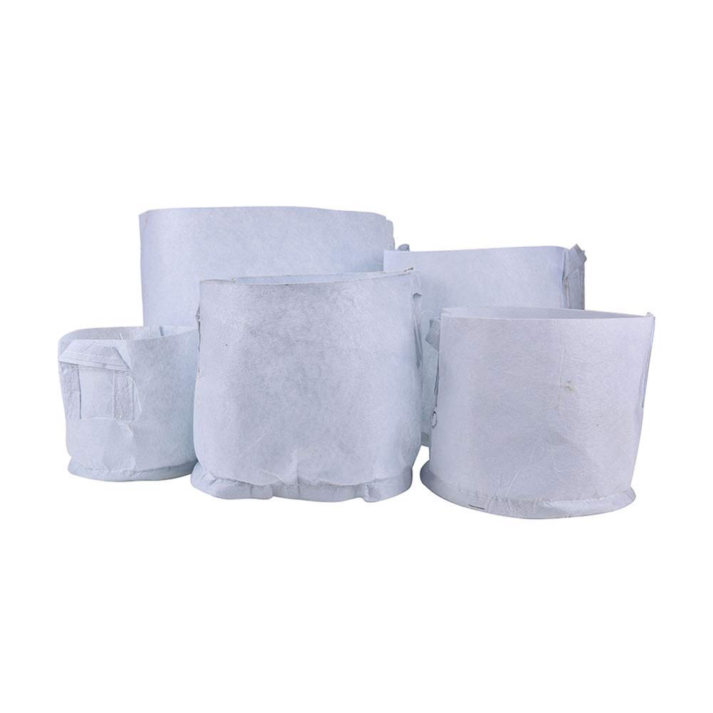 7 Gallon Garden Plant Grow Bags with Handles - Round Fabric Pots for Vegetables, Flowers & Herbs | Breathable Root Container for Healthy Plant Growth | Ideal for Indoor/Outdoor Gardening, Balcony & Patio Planting