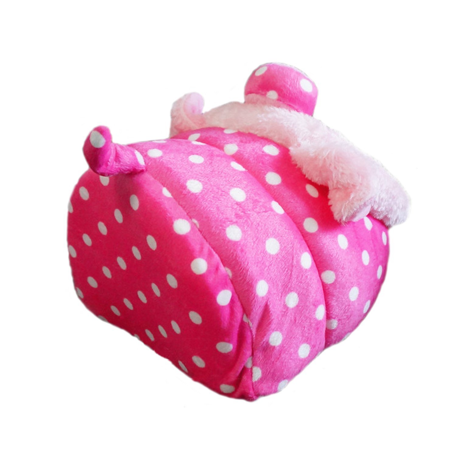 Cozy Fleece Small Animal Bed House for Rabbits, Guinea Pigs, Hamsters & Hedgehogs - Winter Warm Cage Nest with Hammock - Perfect for Indoor Pet Cages & Playpens