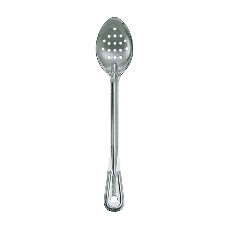Stainless Steel Perforated Basting Spoon - 11 Inch Slotted Spoon for Cooking, Grilling, and Serving - Perfect for Basting Meats, Frying, and Salad Tossing