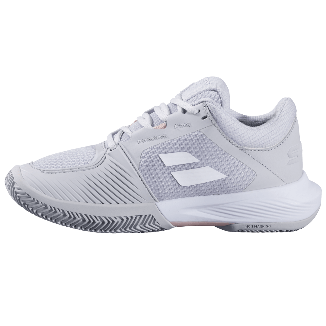 Babolat Women's SFX 4 Tennis Shoes - Lunar Rock Color | Comfortable & Durable Women's Athletic Shoes for Tennis, Running & Gym Workouts
