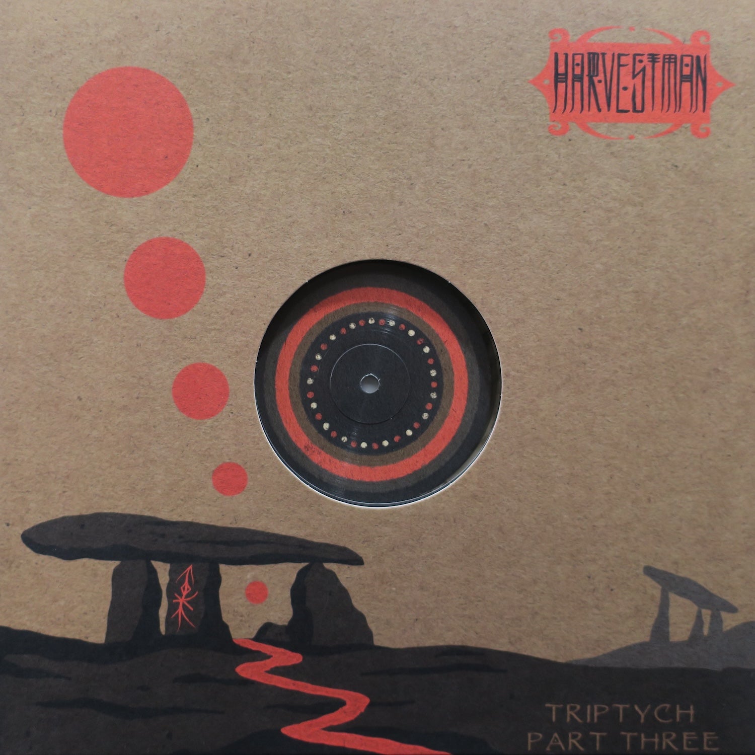Steve Von Till from Neurosis - HARVESTMAN 'Triptych: Part Three' CLEAR/BLACK Vinyl LP | Limited Edition Collector's Item for Music Enthusiasts & Vinyl Lovers | Perfect for Home Listening, Gifts, and Music Collections