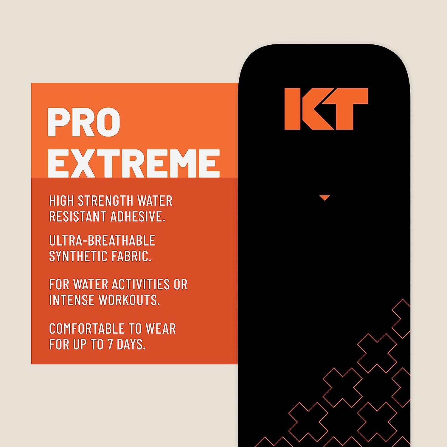 KT Tape PRO Extreme Synthetic Jumbo Kinesiology Athletic Tape - 150 Precut Strips (10