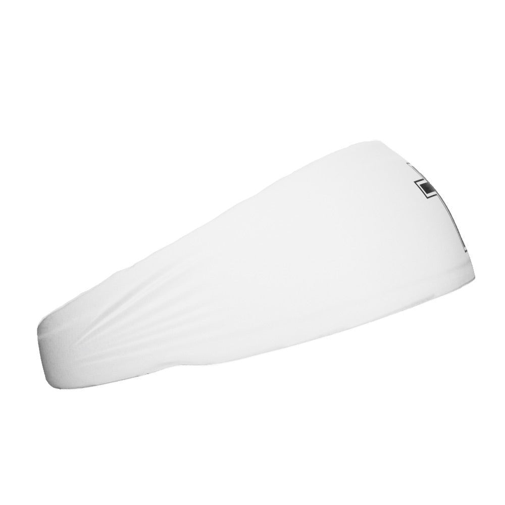 Faith Cross White Headband for Women - Religious Hair Accessory for Church, Weddings & Everyday Wear - Stylish & Comfortable Head Wrap