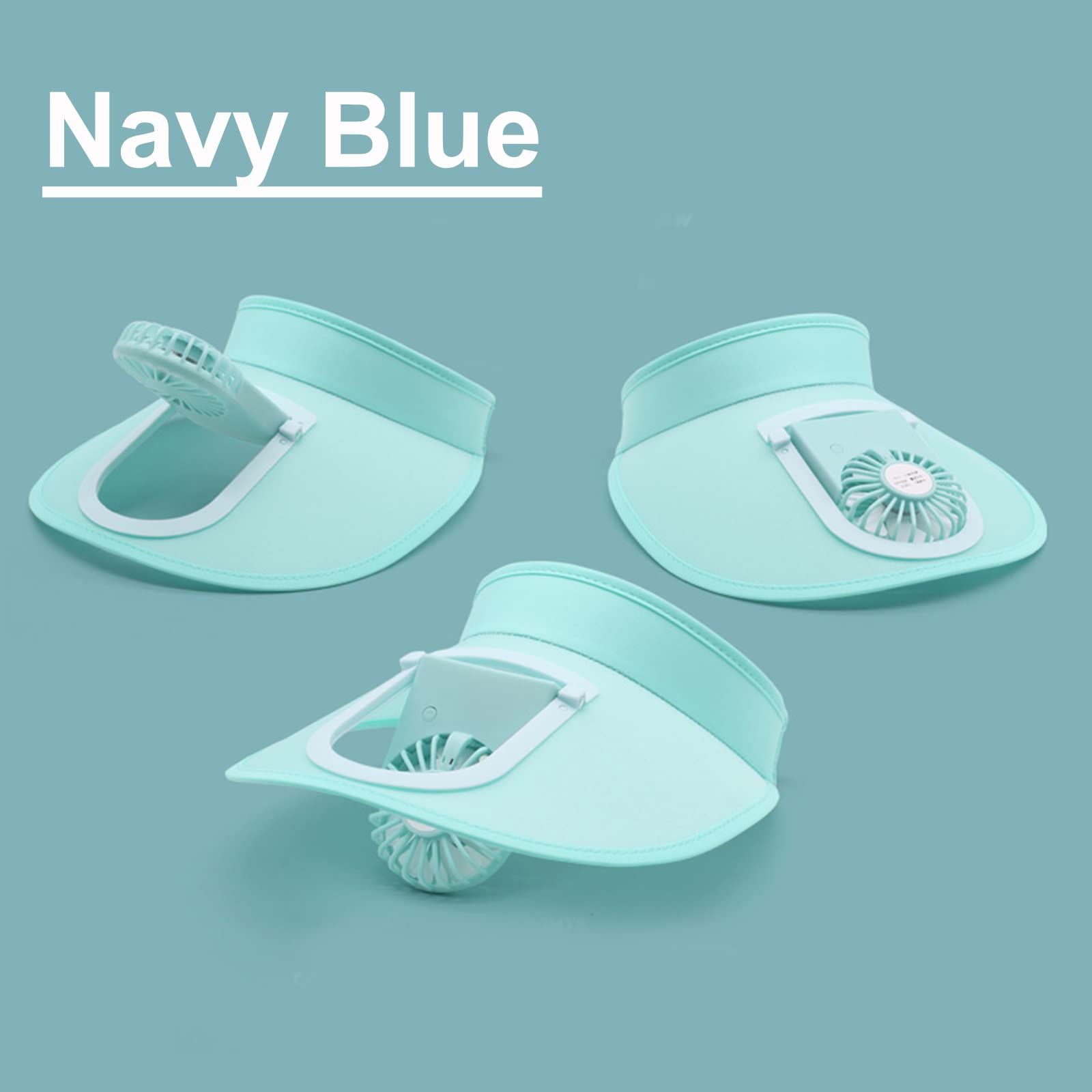 Women's Sun Visor Hat with Built-in Cooling Fan - UV Protection Outdoor Sports Visor for Running, Golf, Beach & Summer Activities